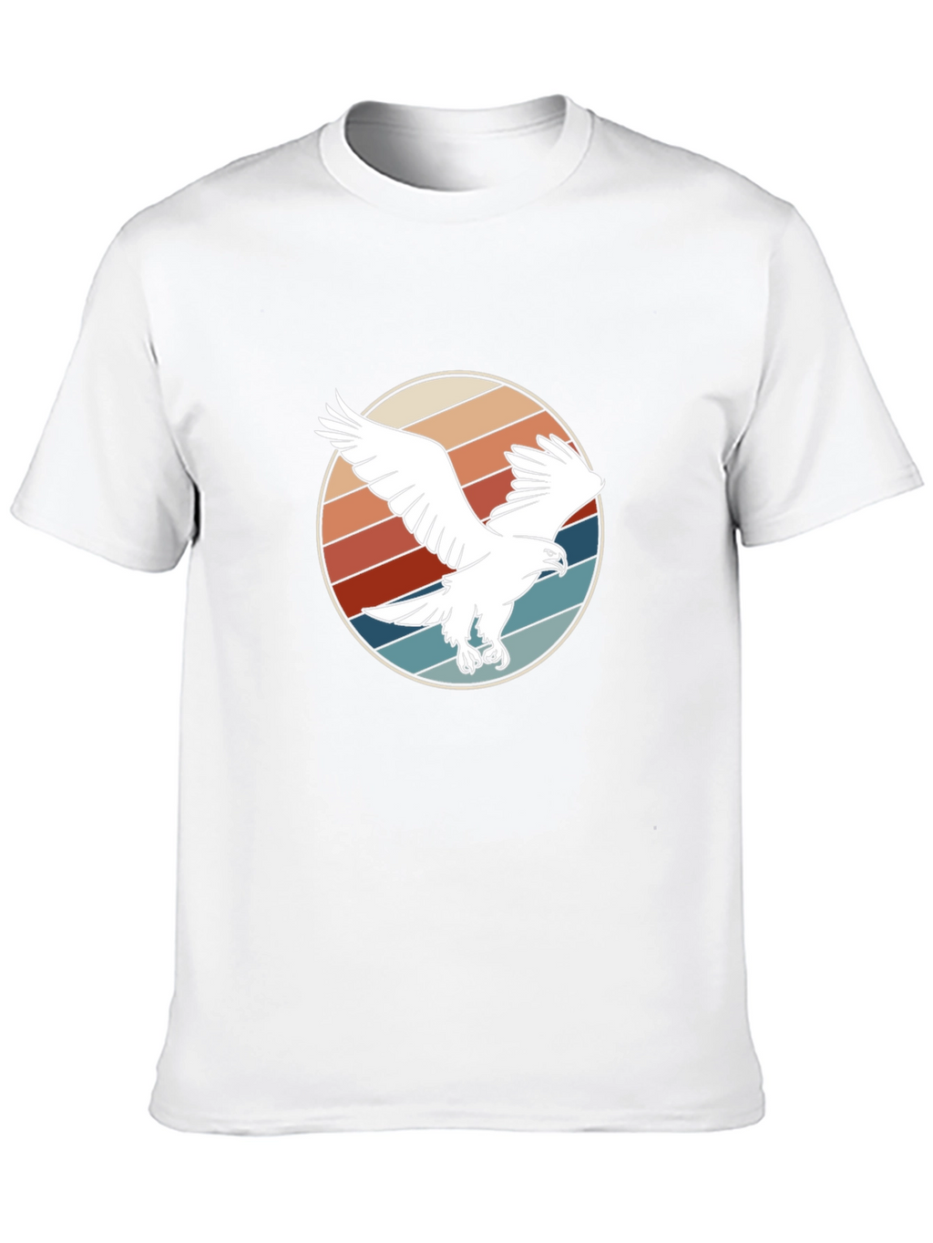 Retro Eagle Graphic Tee - Black T-Shirt