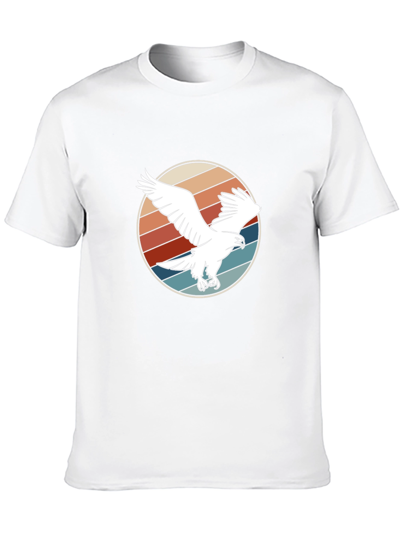 Retro Eagle Graphic Tee - Black T-Shirt