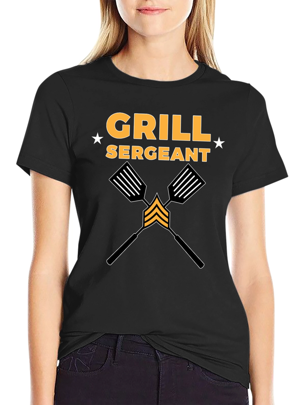 Grill Sergeant BBQ T-Shirt - Funny Grilling Design