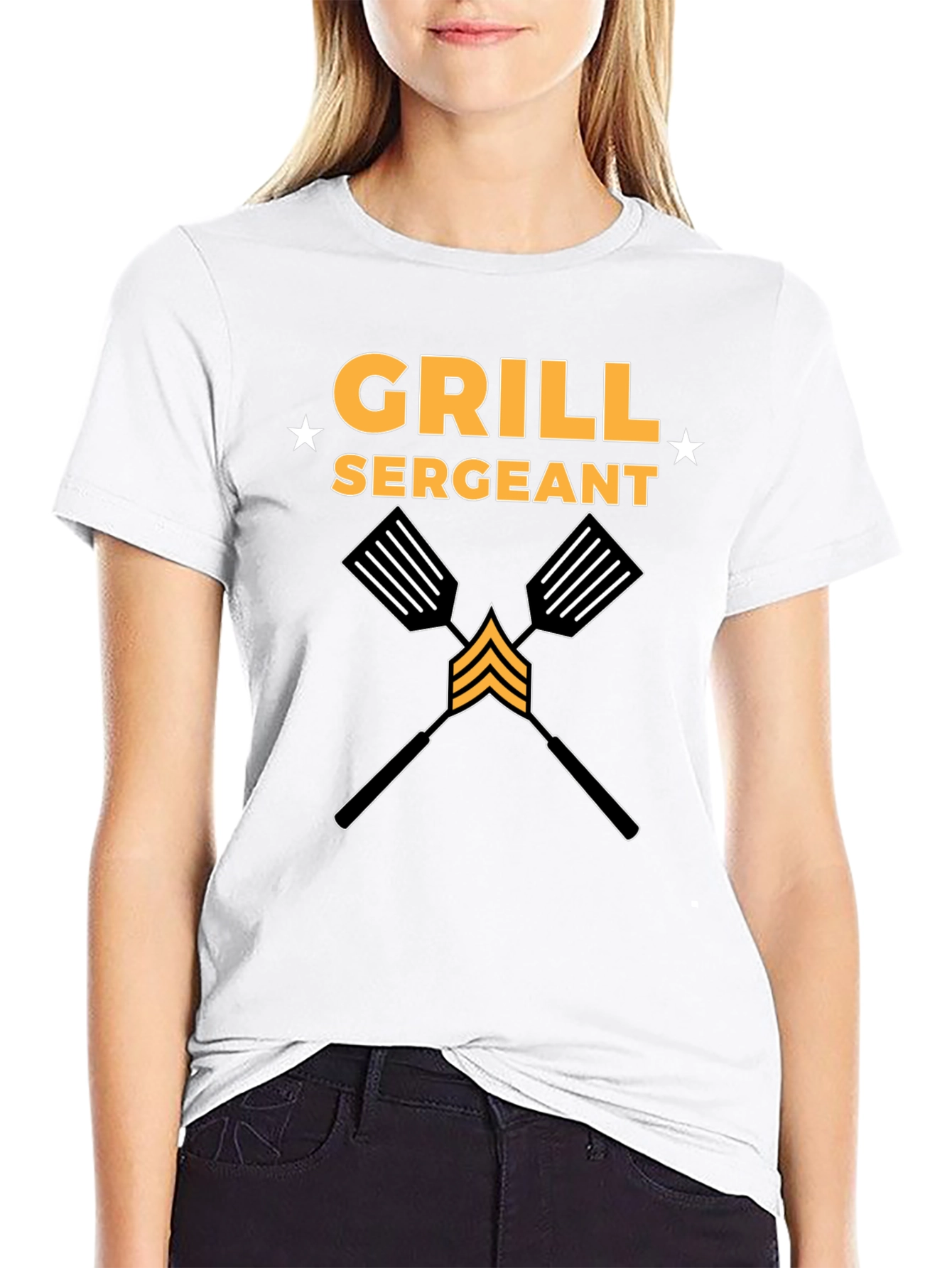 Grill Sergeant BBQ T-Shirt - Funny Grilling Design