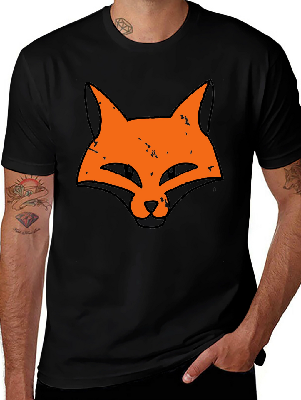 Cool Fox Graphic Tee