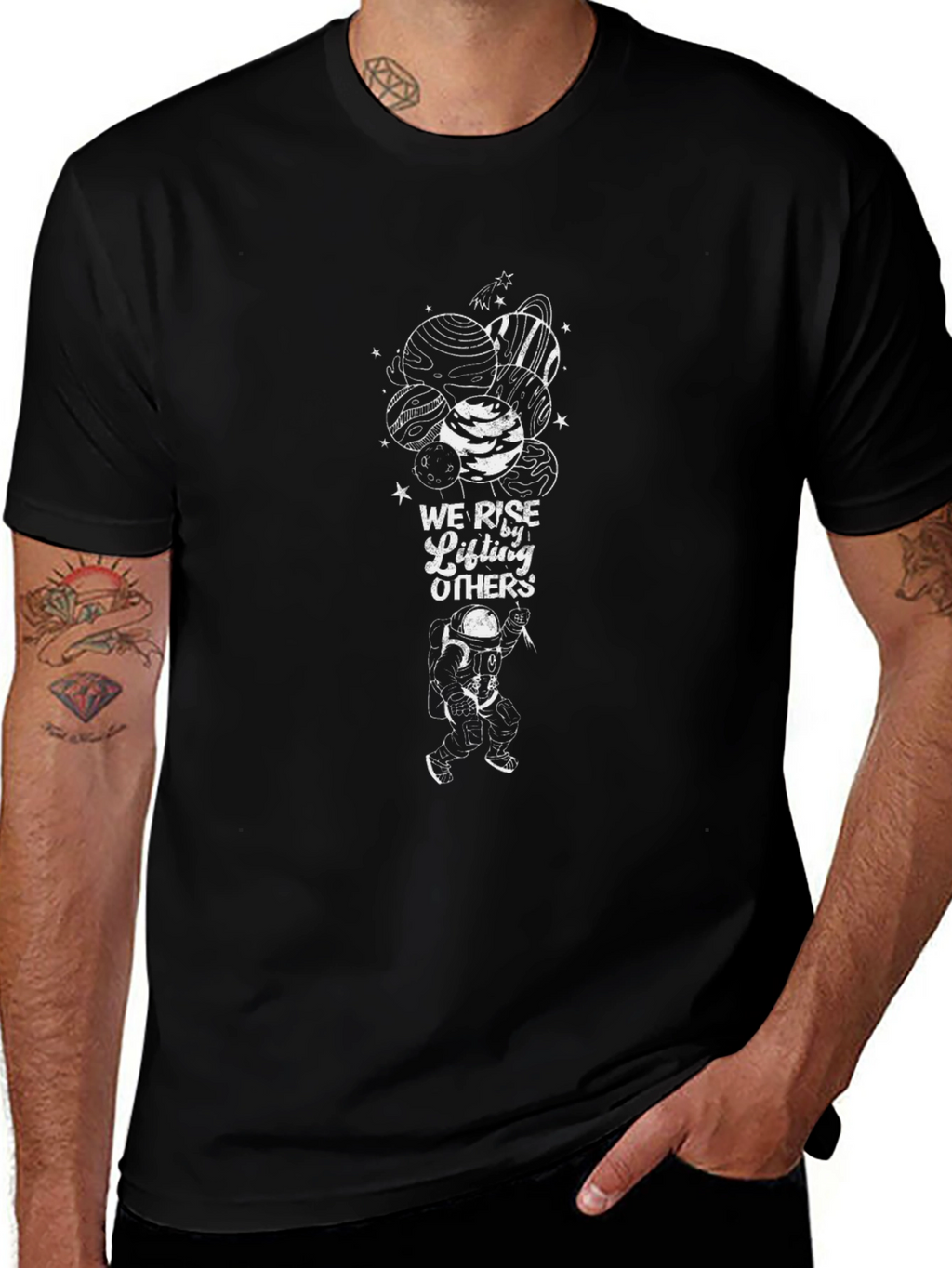 We Rise by Lifting Others Graphic T-Shirt