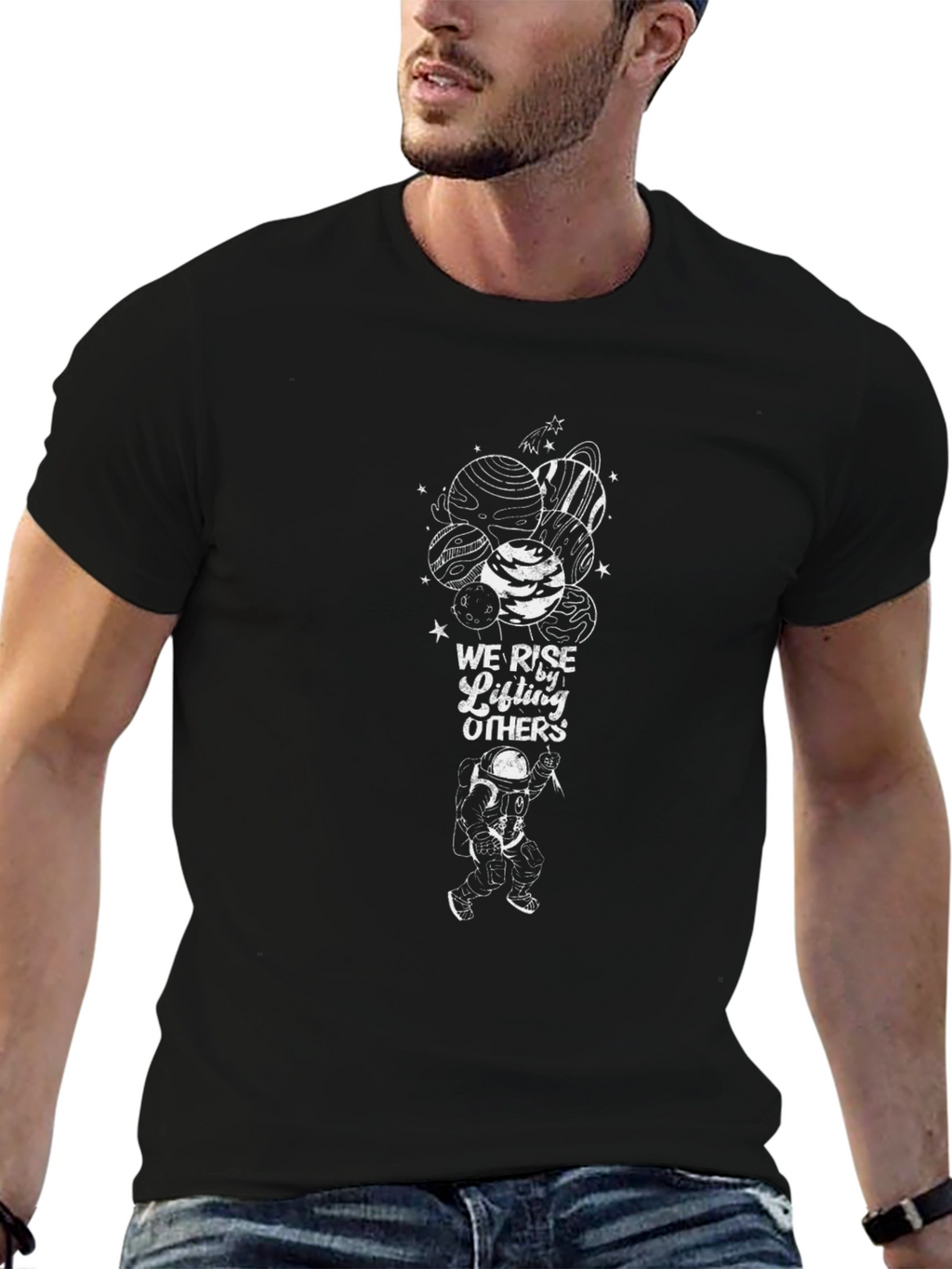 We Rise by Lifting Others Graphic T-Shirt