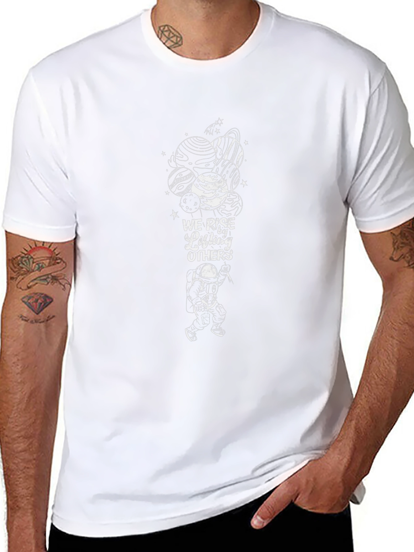 We Rise by Lifting Others Graphic T-Shirt