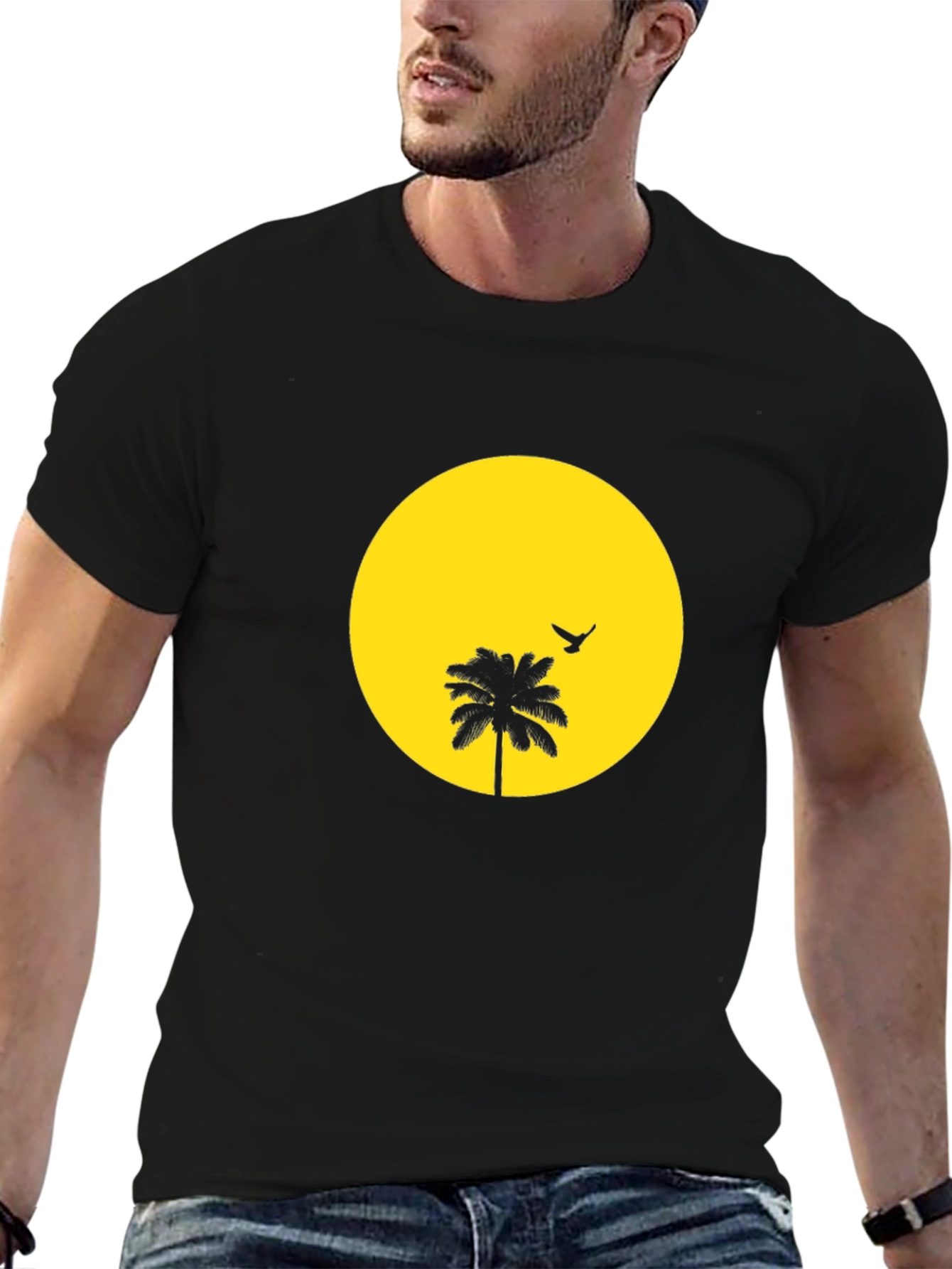 Sunset Palm Graphic Tee