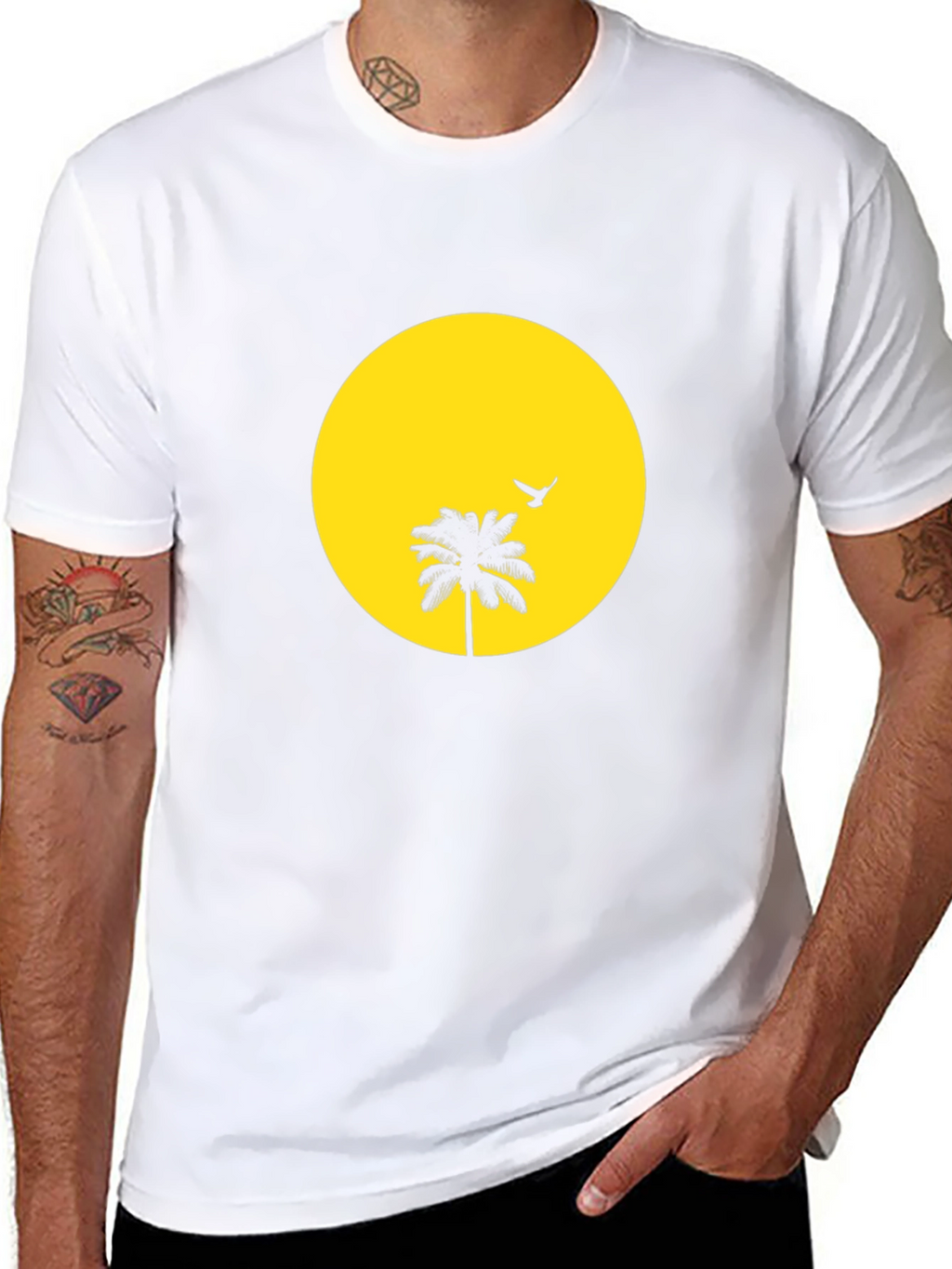 Sunset Palm Graphic Tee