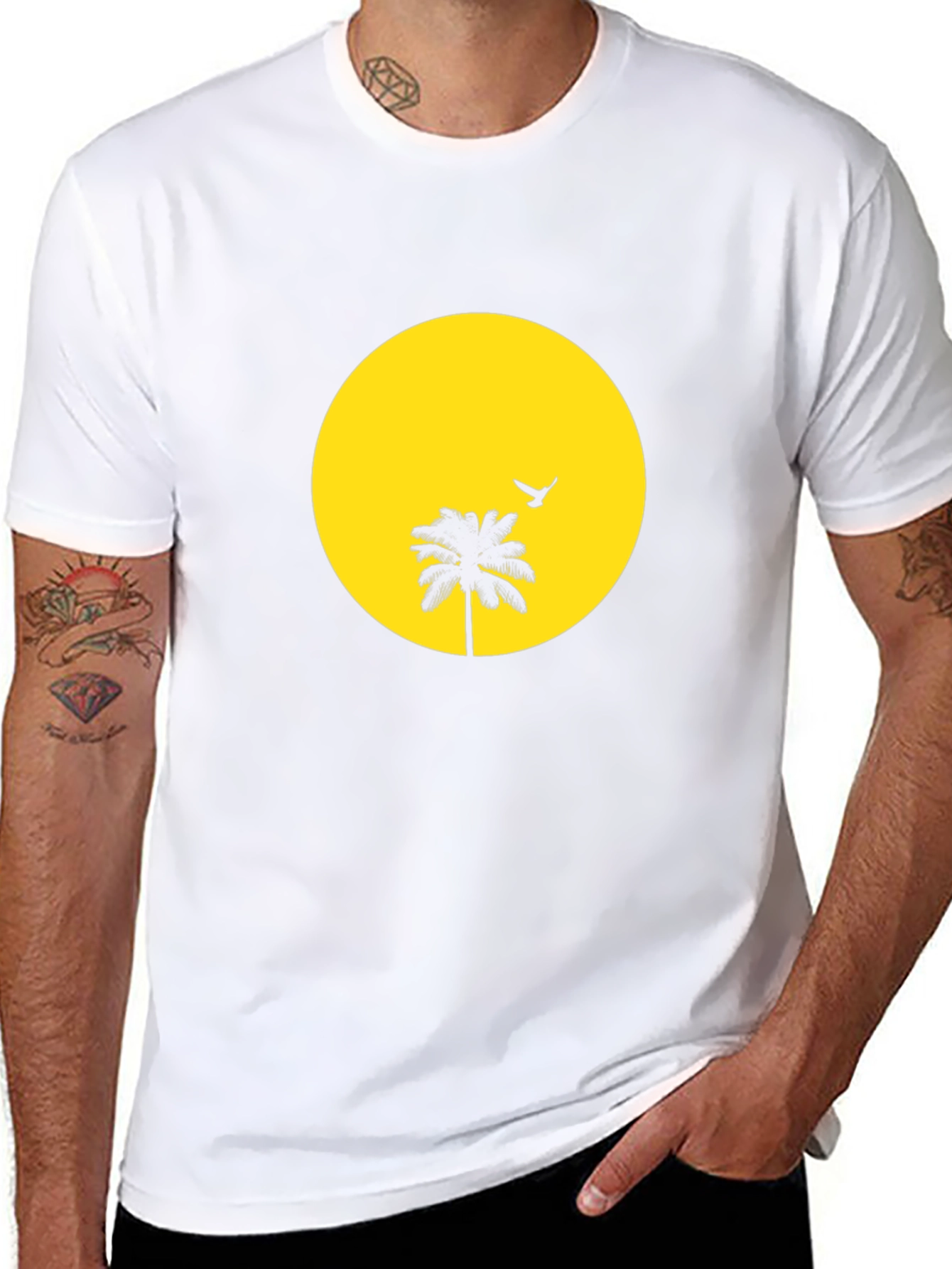 Sunset Palm Graphic Tee