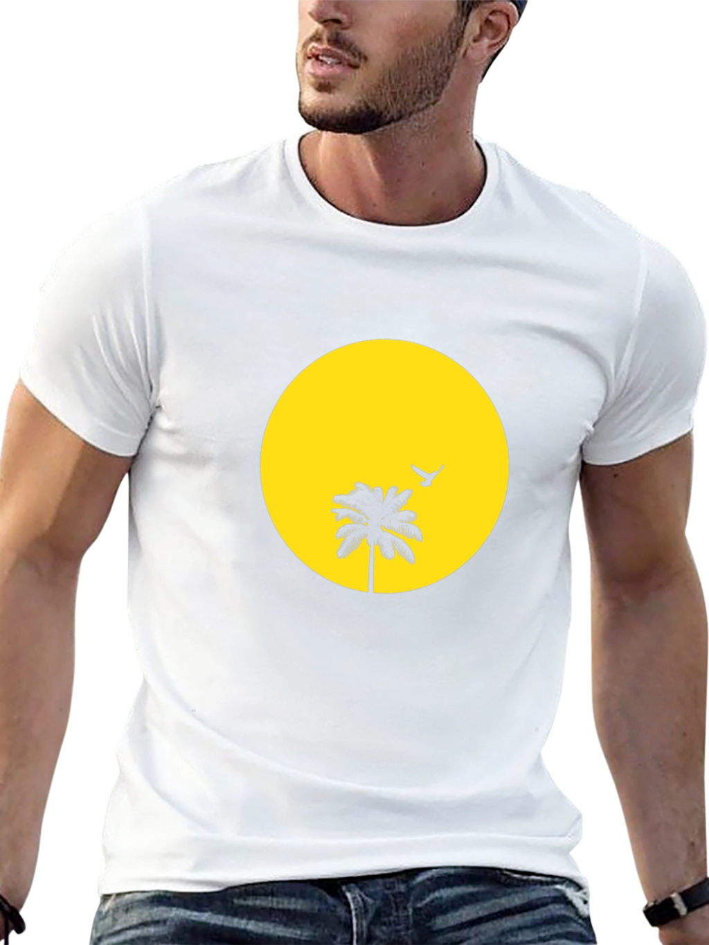 Sunset Palm Graphic Tee