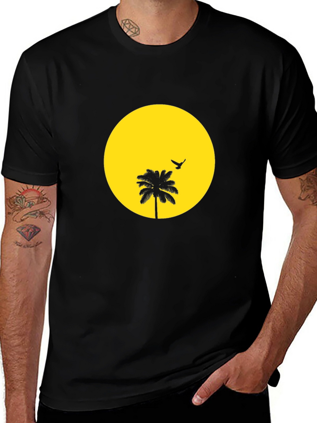 Sunset Palm Graphic Tee