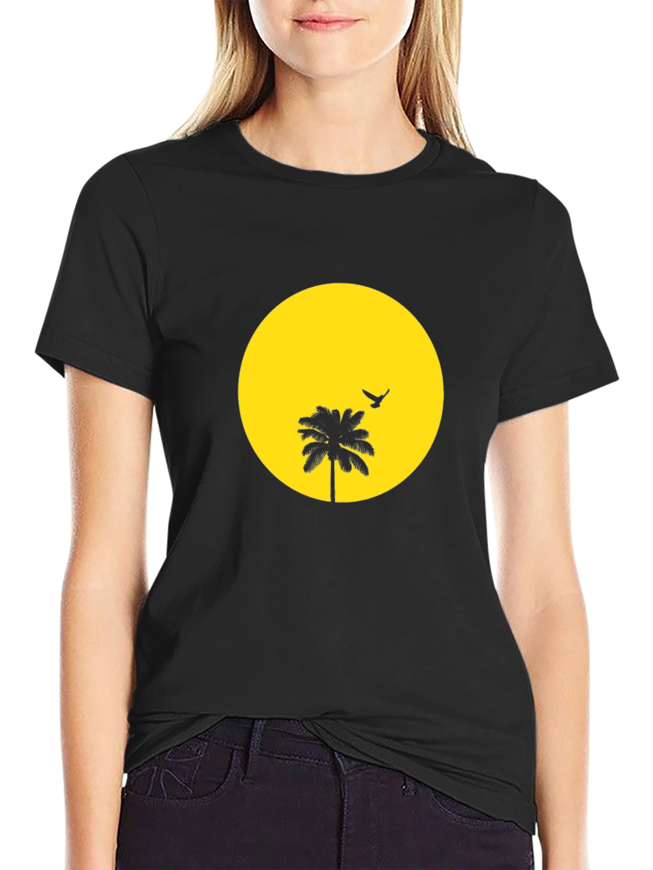 Sunset Palm Graphic Tee