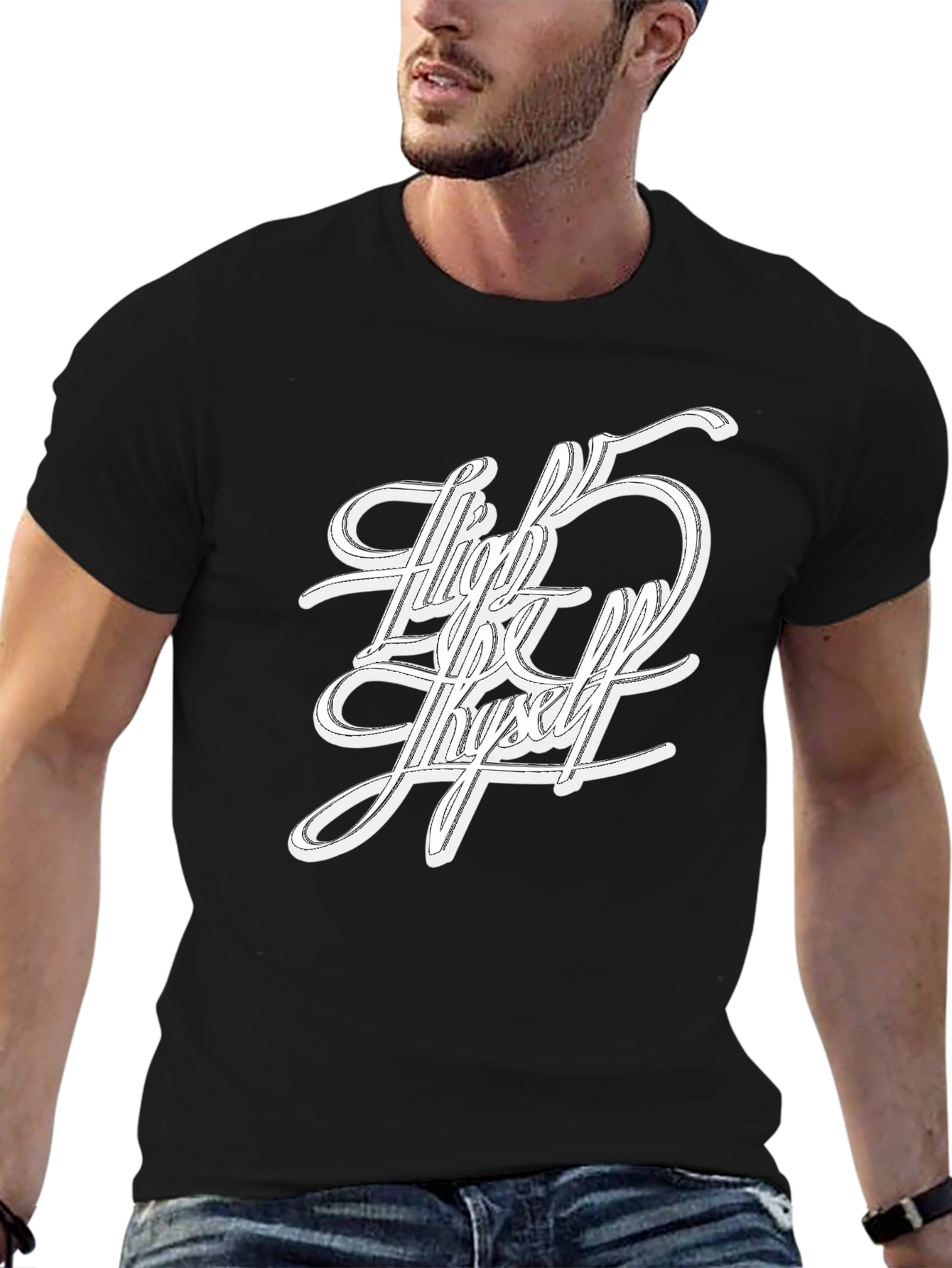 High by Myself Graphic T-Shirt Black