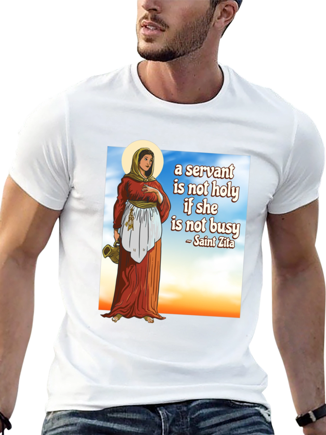 Saint Zita Servant T-Shirt - Black