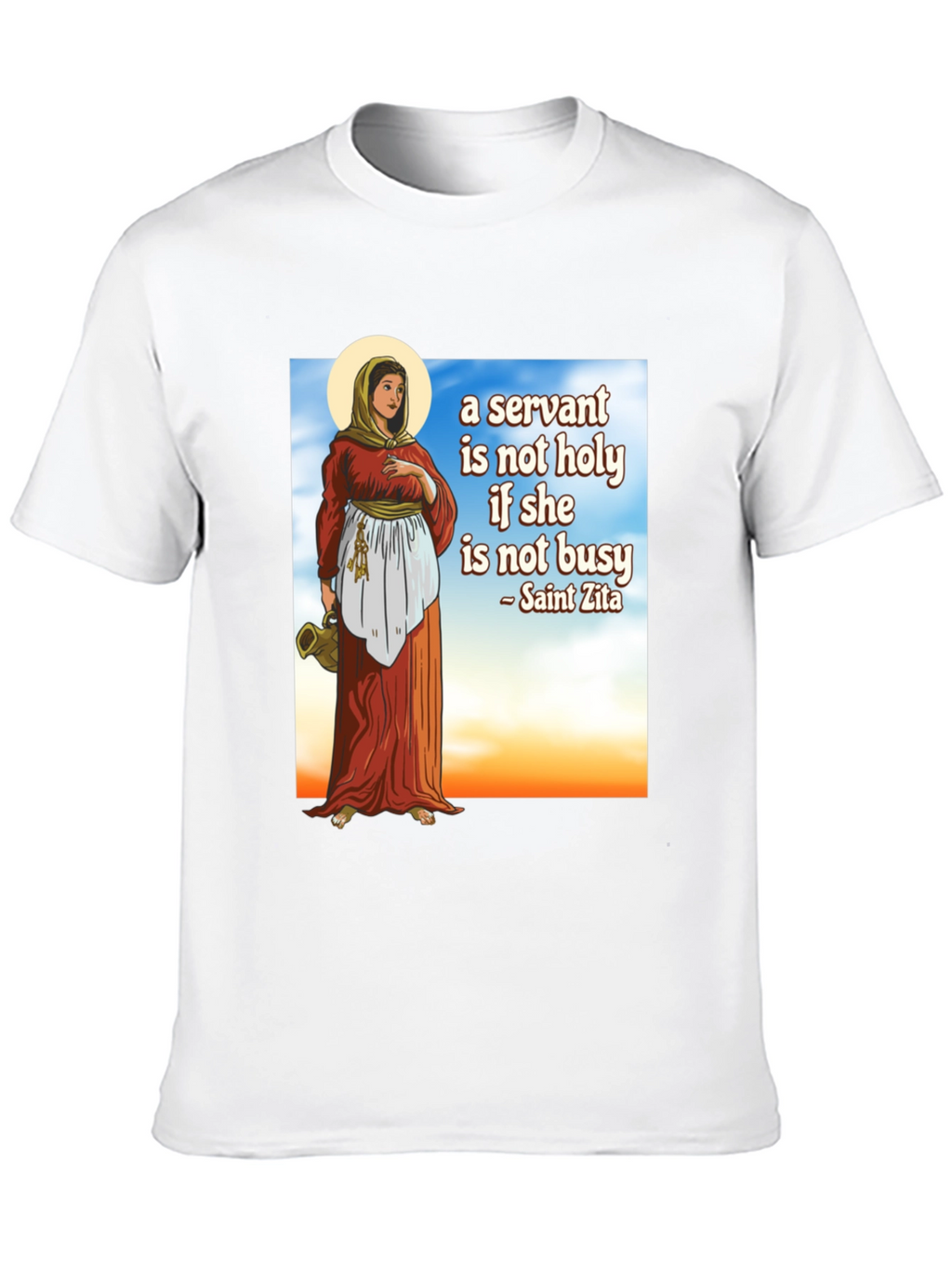 Saint Zita Servant T-Shirt - Black