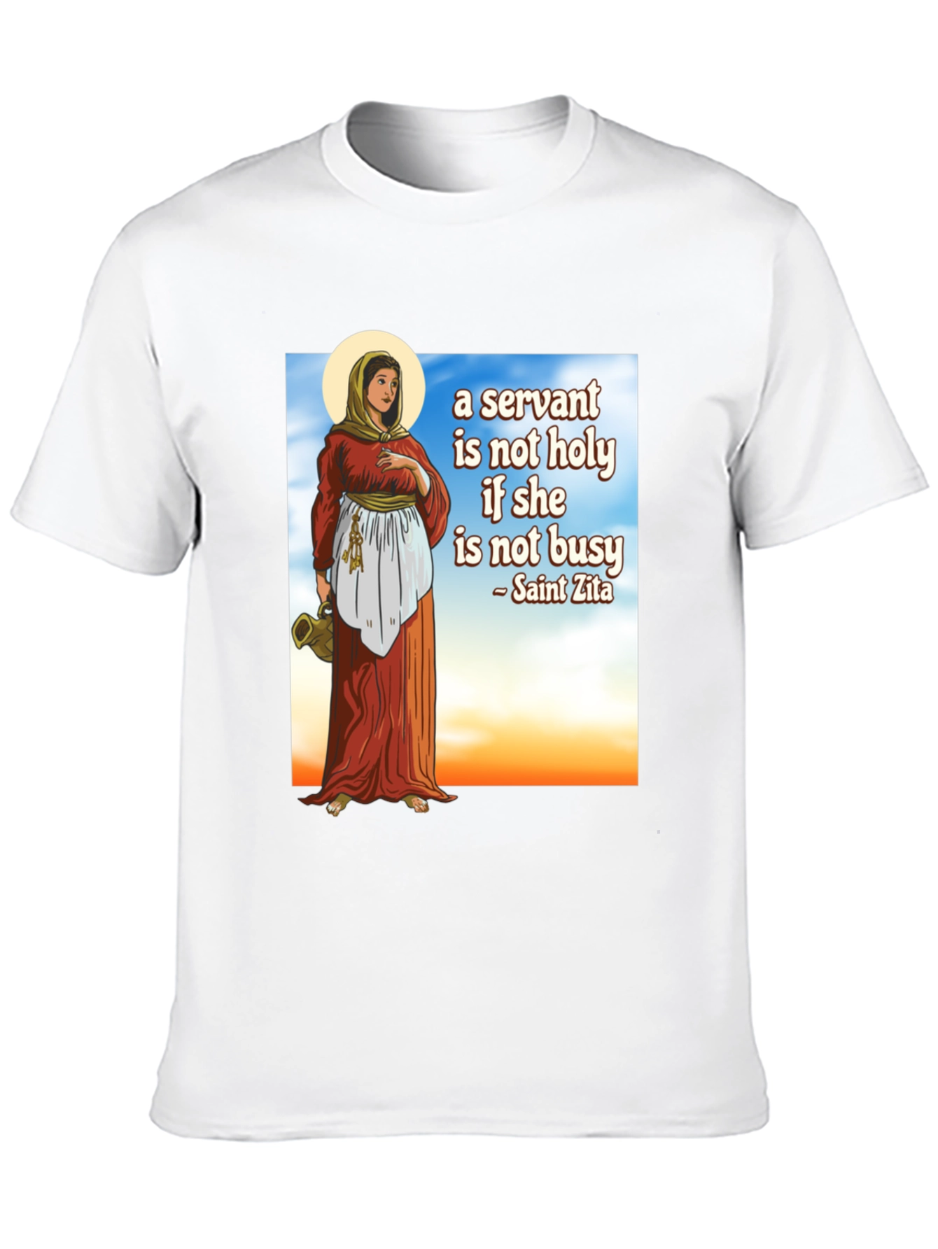 Saint Zita Servant T-Shirt - Black