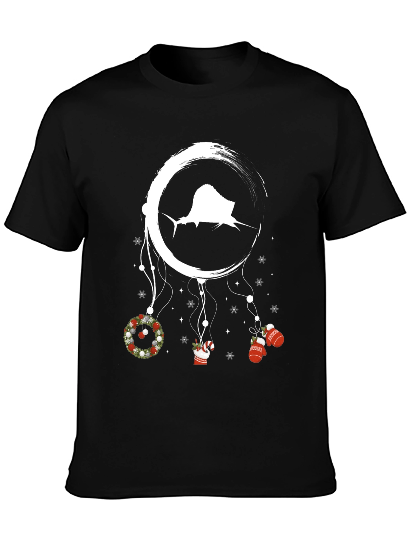 Sailfish Dreamcatcher Christmas Graphic Tee