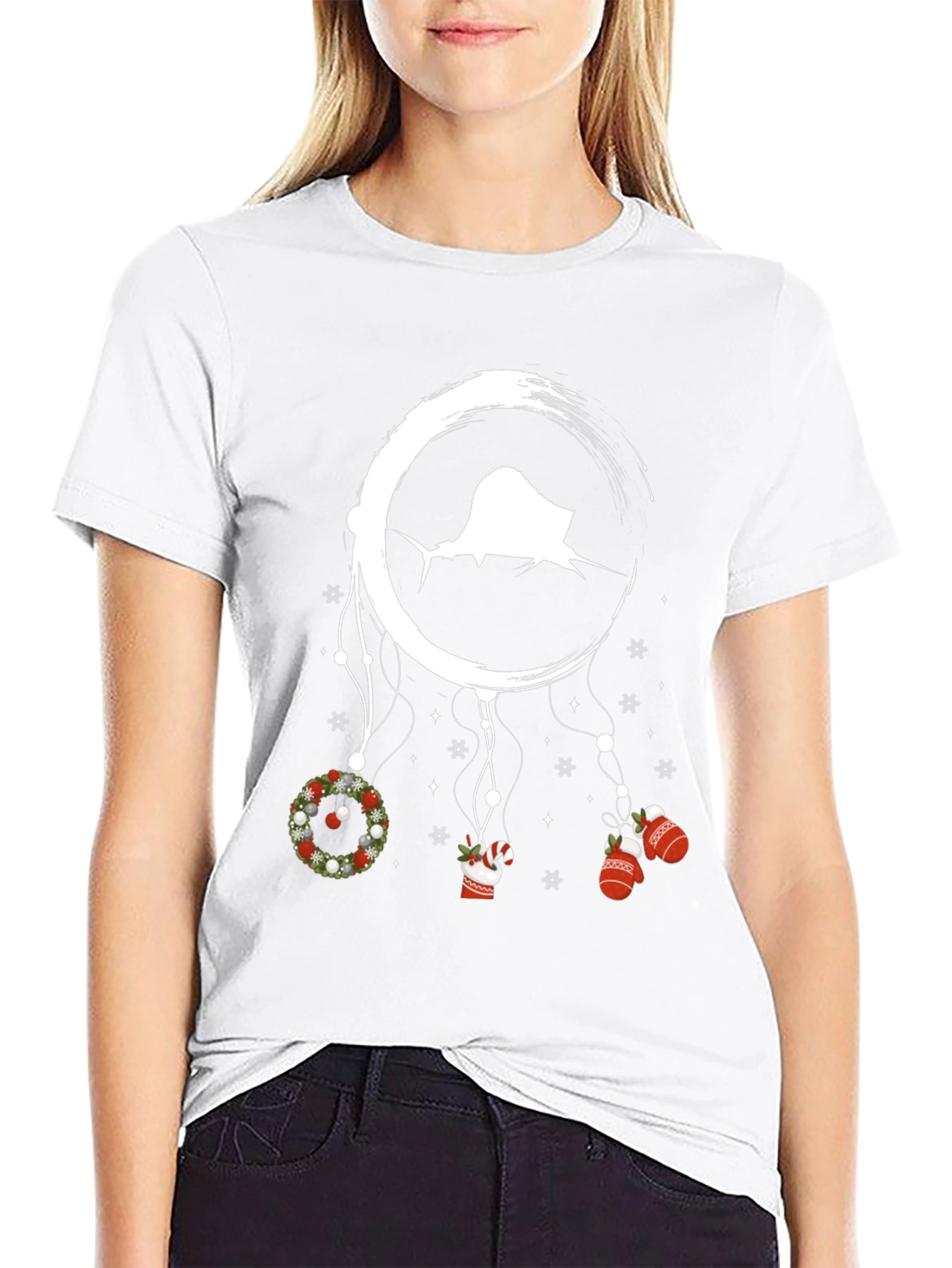 Sailfish Dreamcatcher Christmas Graphic Tee