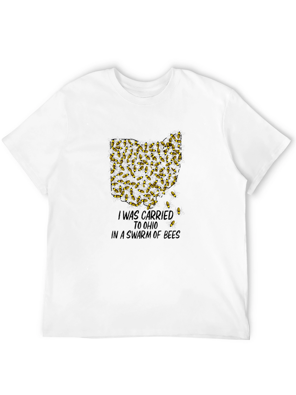 Ohio Swarm of Bees Graphic Tee - Black