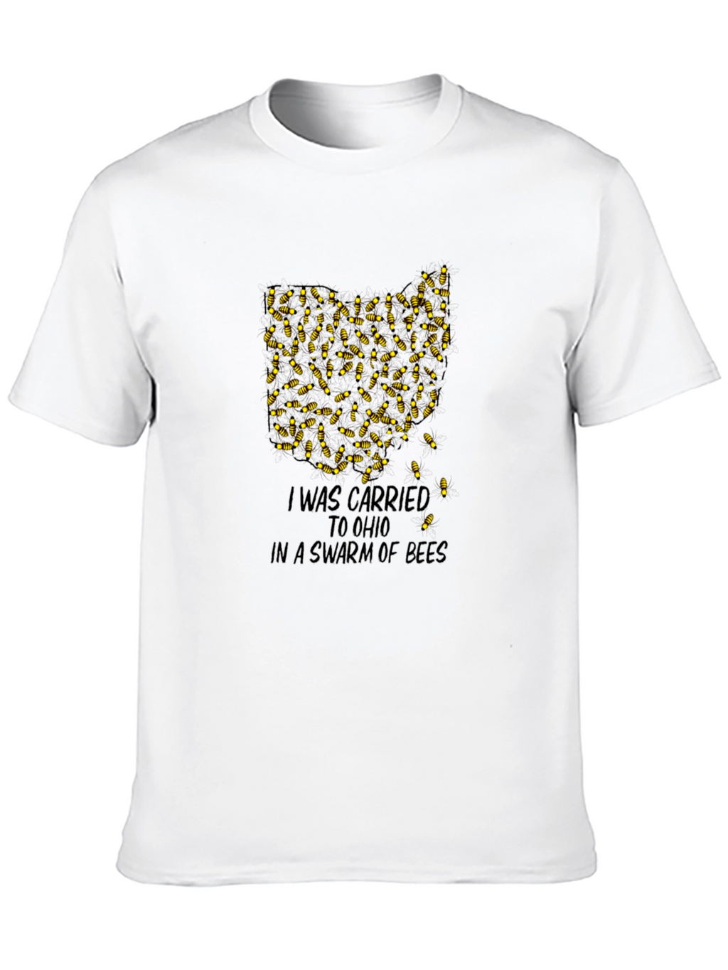 Ohio Swarm of Bees Graphic Tee - Black