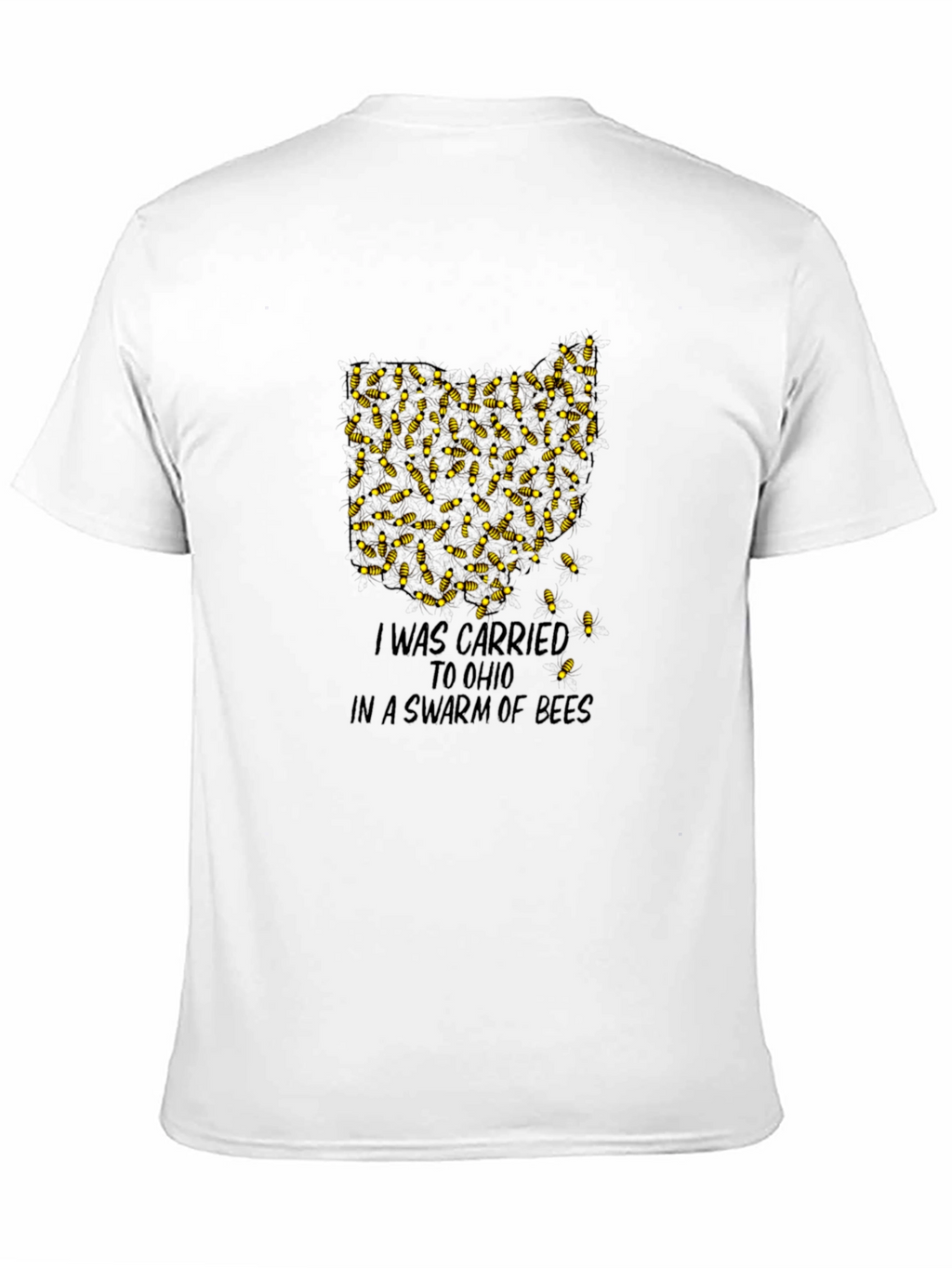 Ohio Swarm of Bees Graphic Tee - Black
