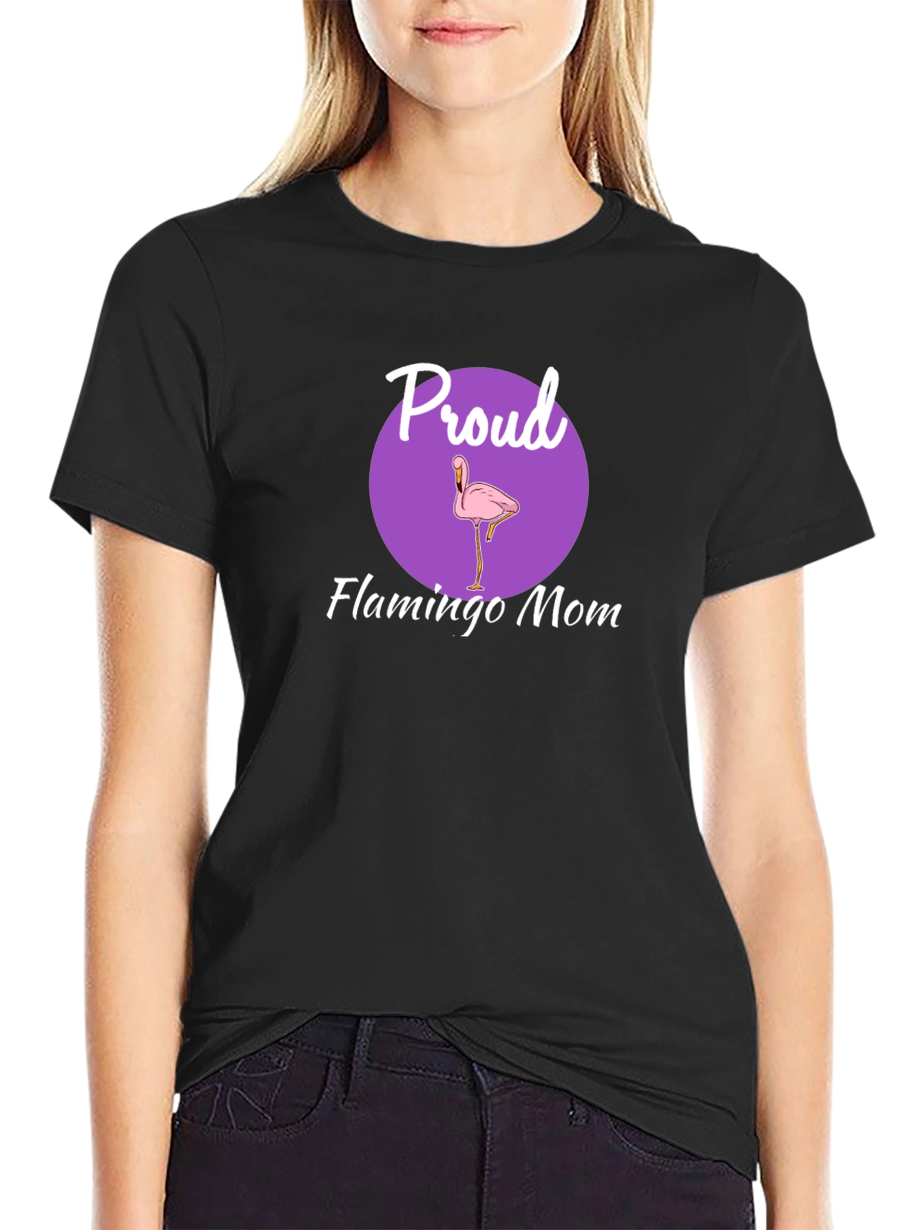 Proud Flamingo Mom Graphic Tee