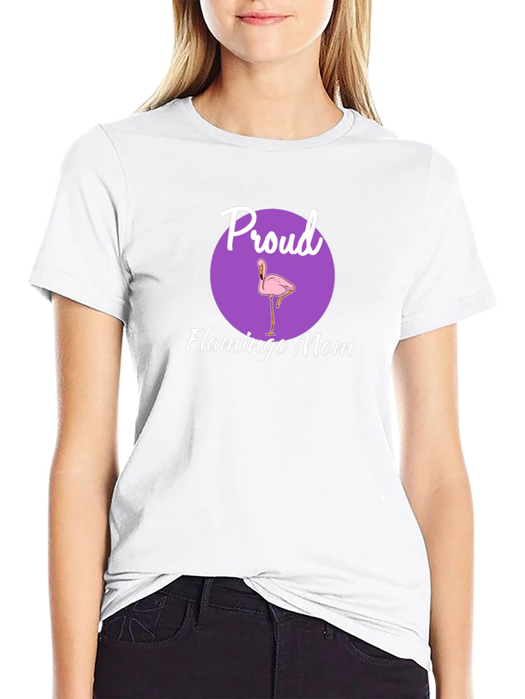 Proud Flamingo Mom Graphic Tee