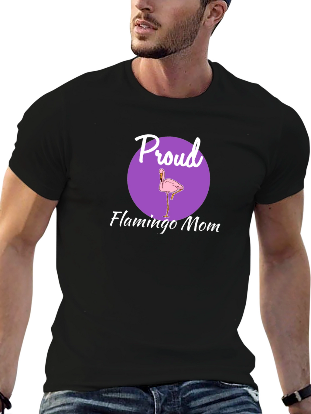 Proud Flamingo Mom Graphic Tee