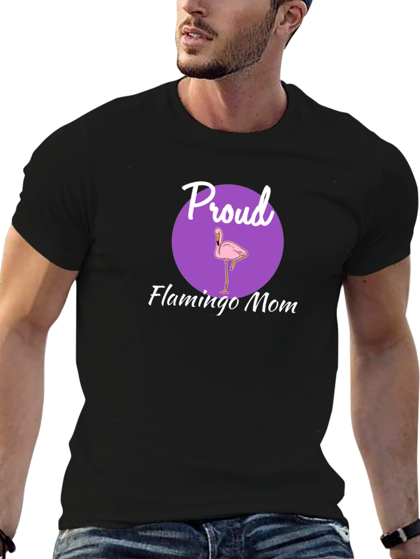 Proud Flamingo Mom Graphic Tee