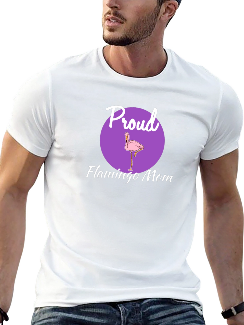 Proud Flamingo Mom Graphic Tee