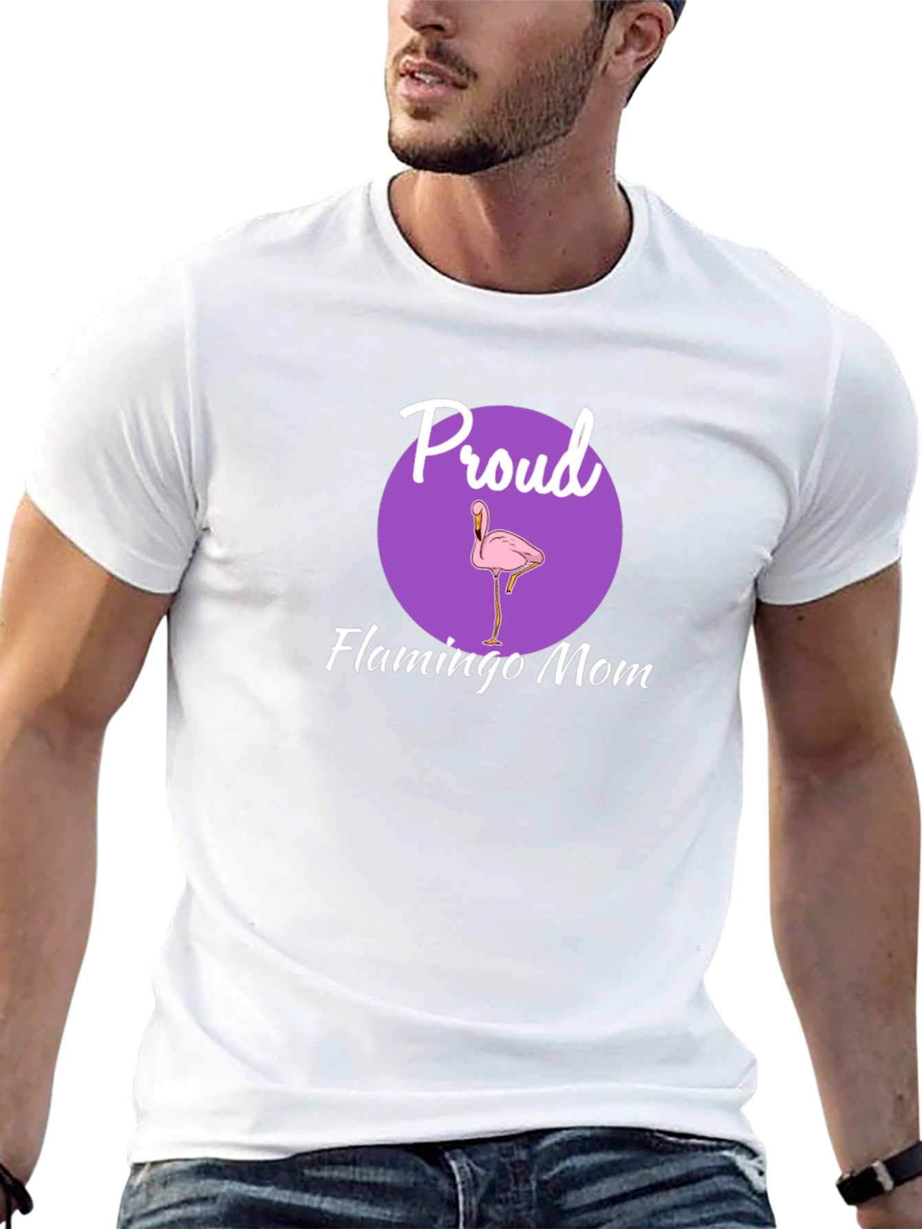 Proud Flamingo Mom Graphic Tee