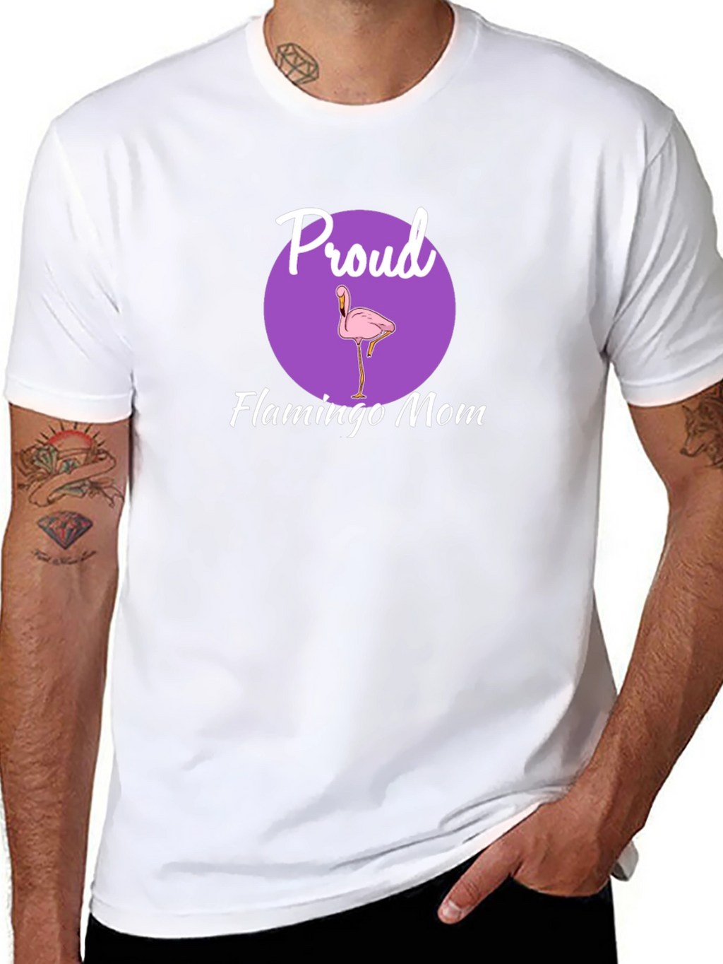 Proud Flamingo Mom Graphic Tee