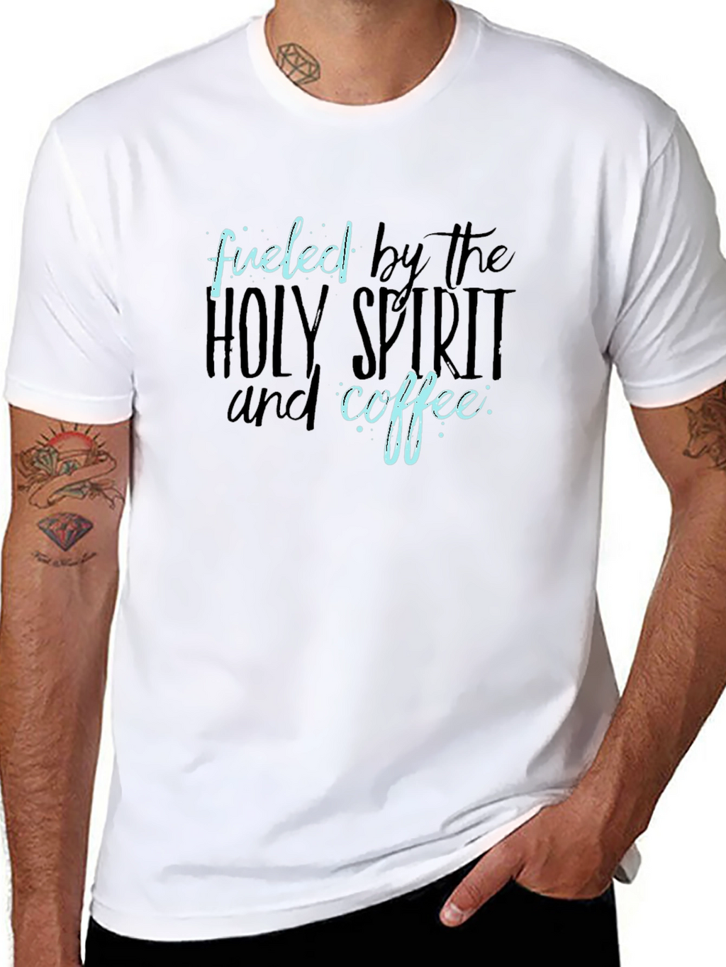 Fueled by the Holy Spirit and Coffee T-Shirt