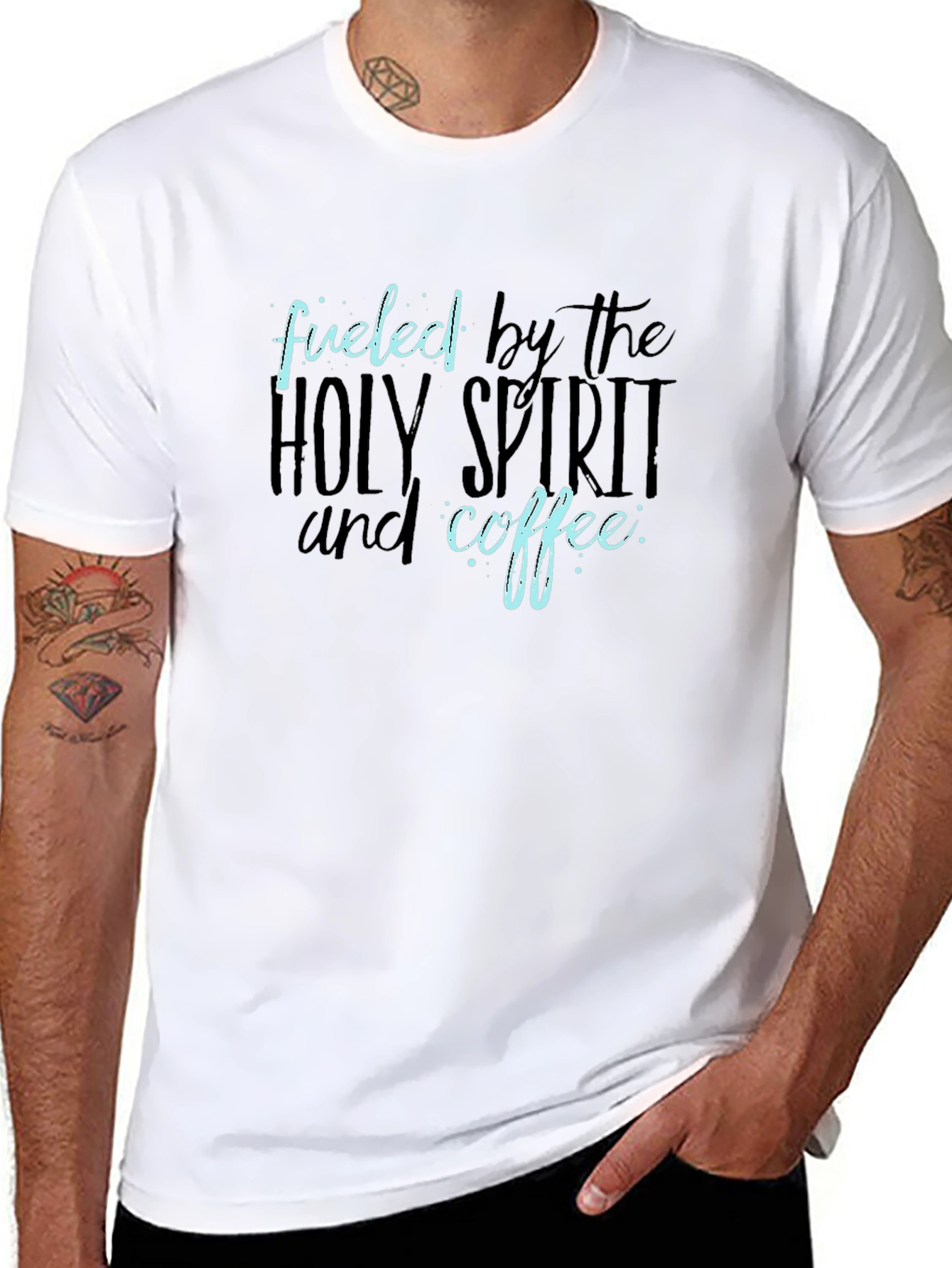 Fueled by the Holy Spirit and Coffee T-Shirt