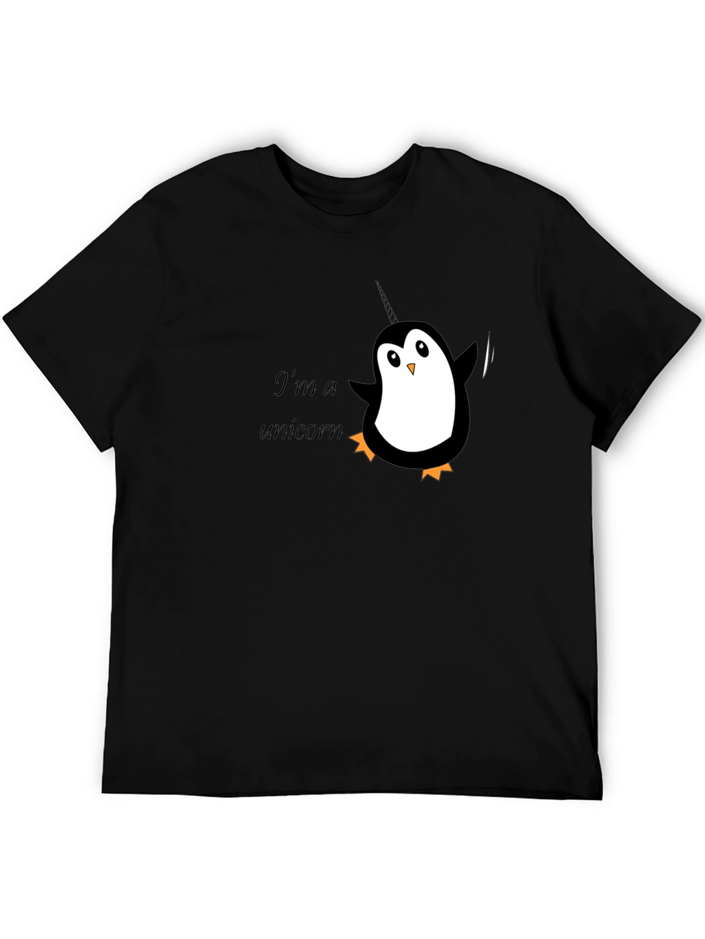 Penguin Unicorn Graphic T-Shirt