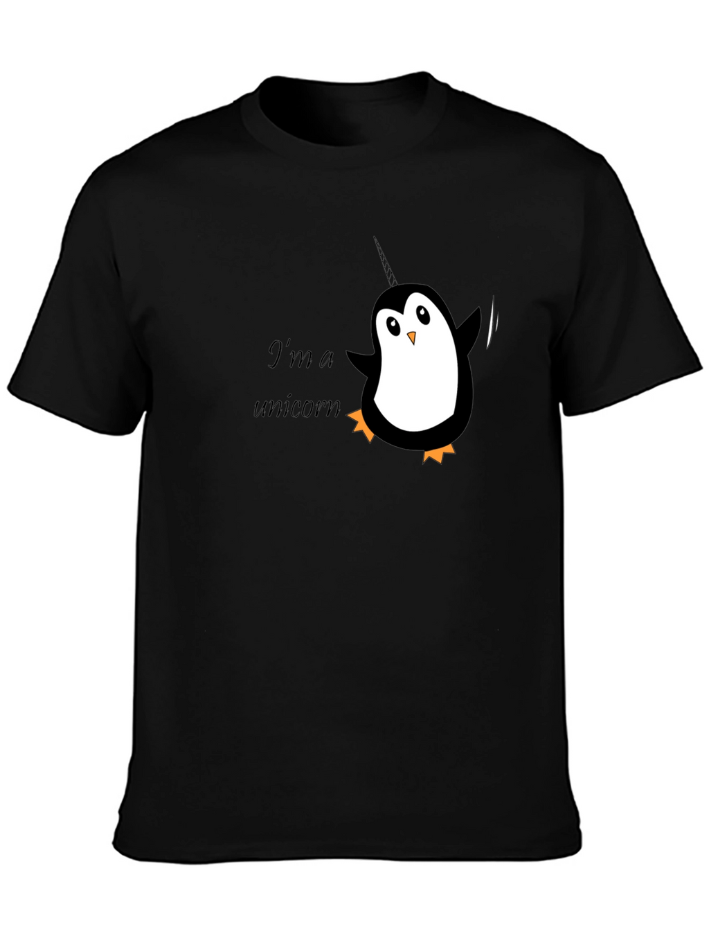 Penguin Unicorn Graphic T-Shirt