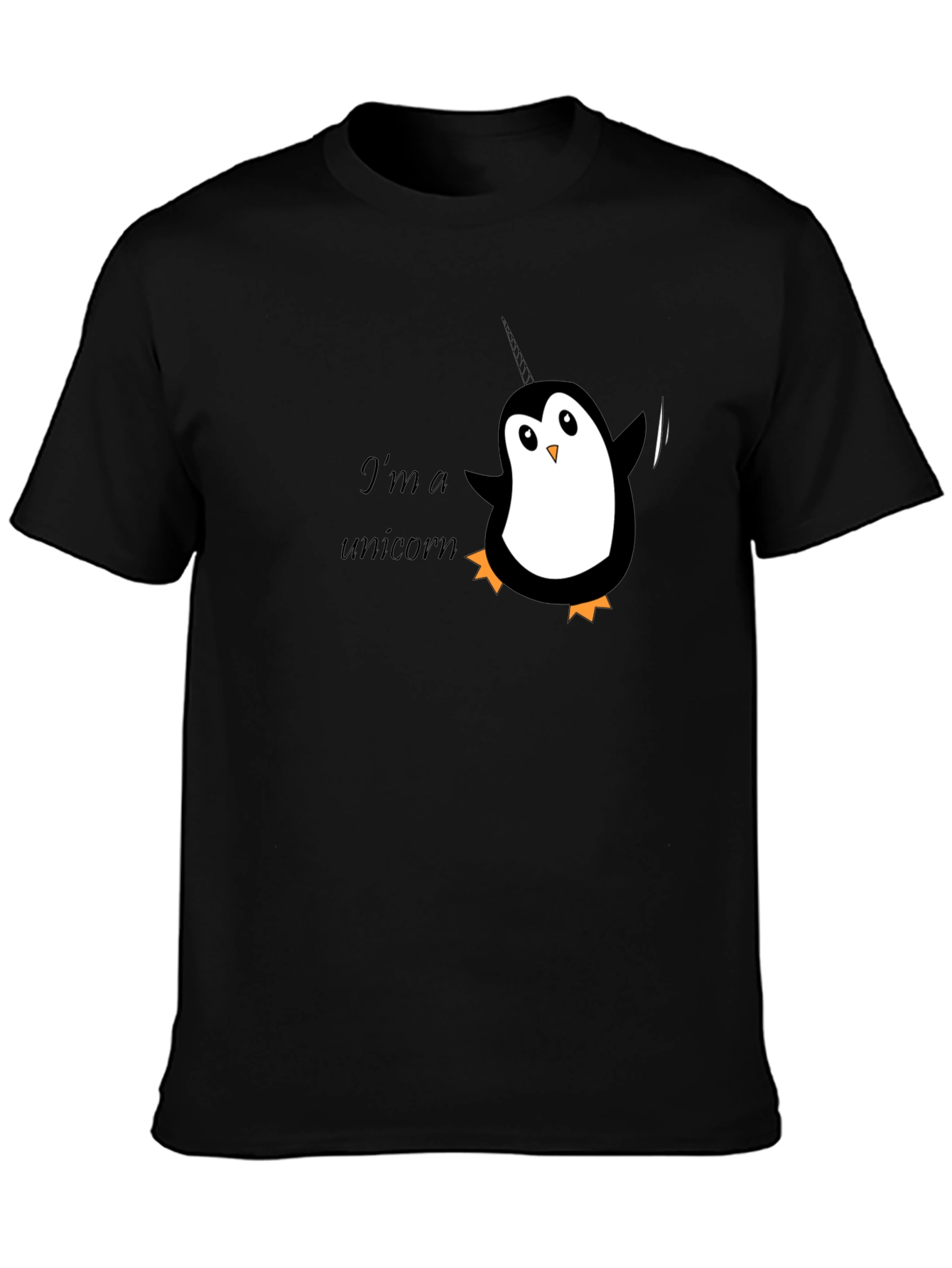 Penguin Unicorn Graphic T-Shirt