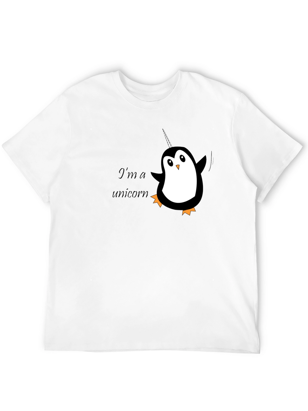 Penguin Unicorn Graphic T-Shirt