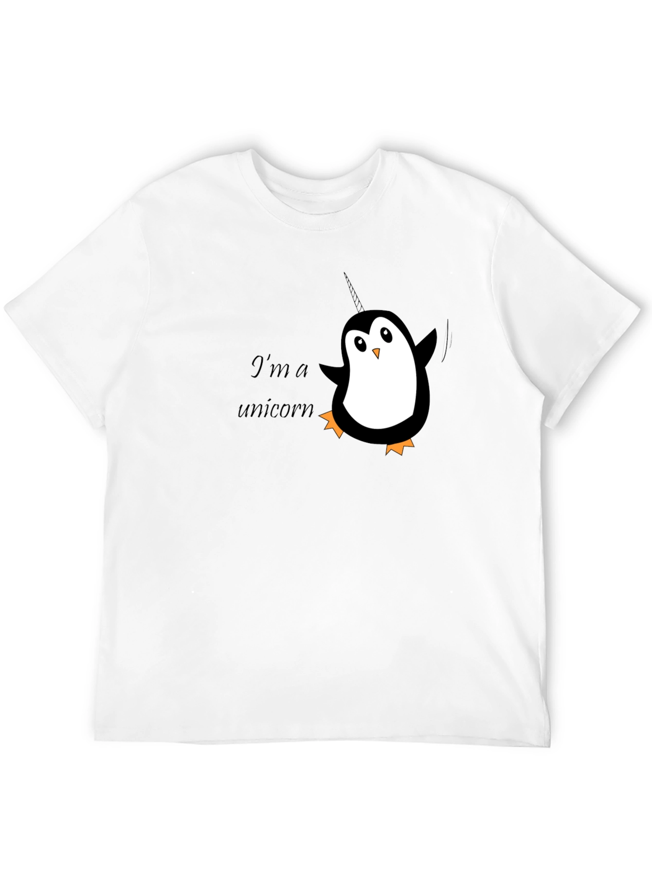 Penguin Unicorn Graphic T-Shirt