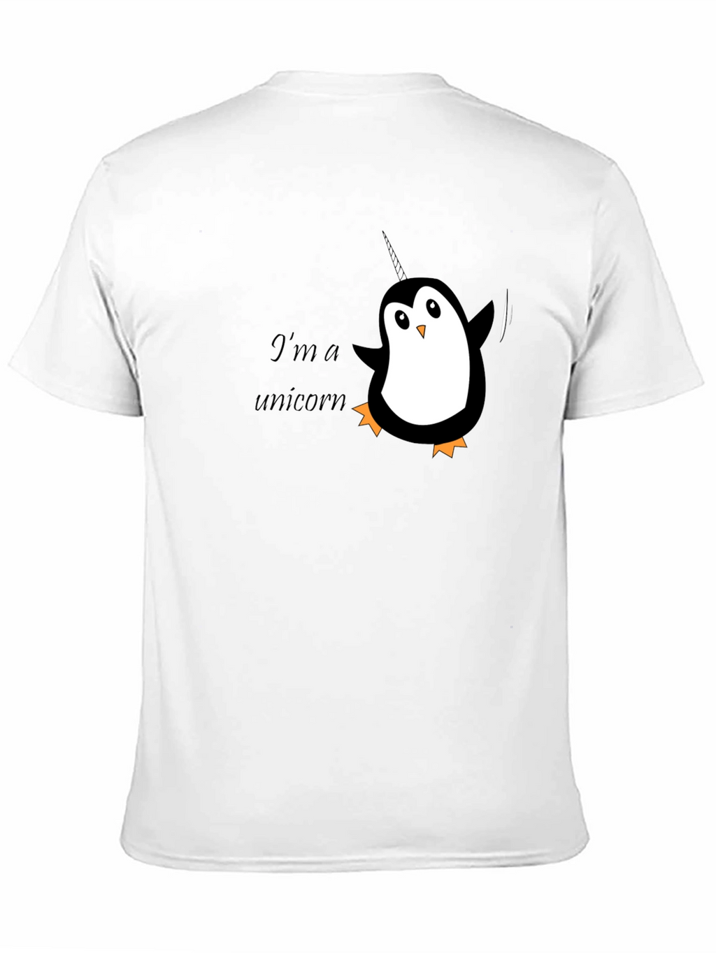 Penguin Unicorn Graphic T-Shirt