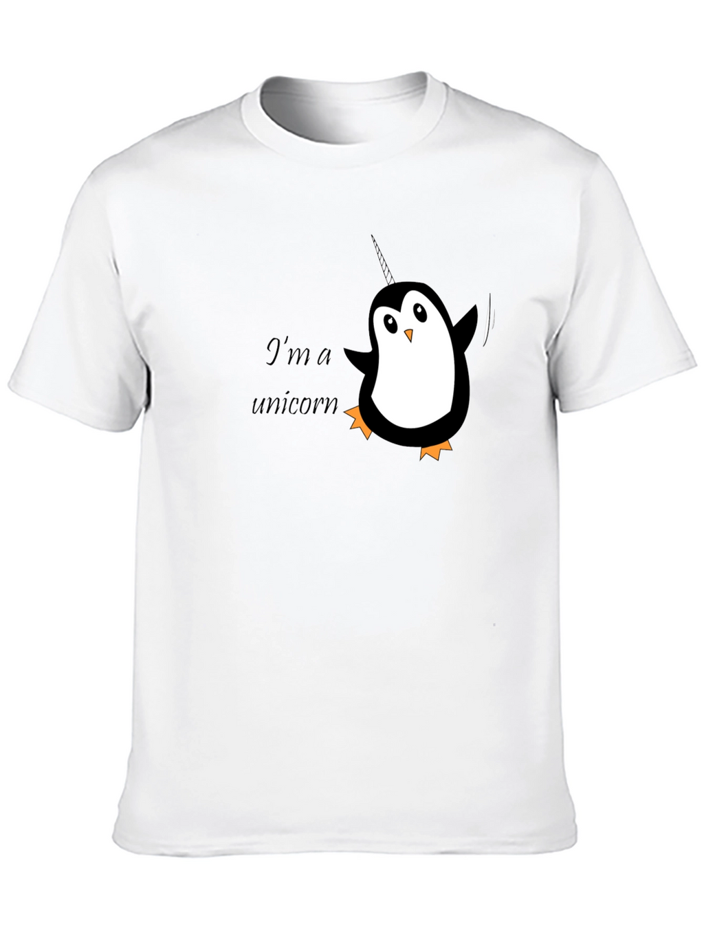 Penguin Unicorn Graphic T-Shirt