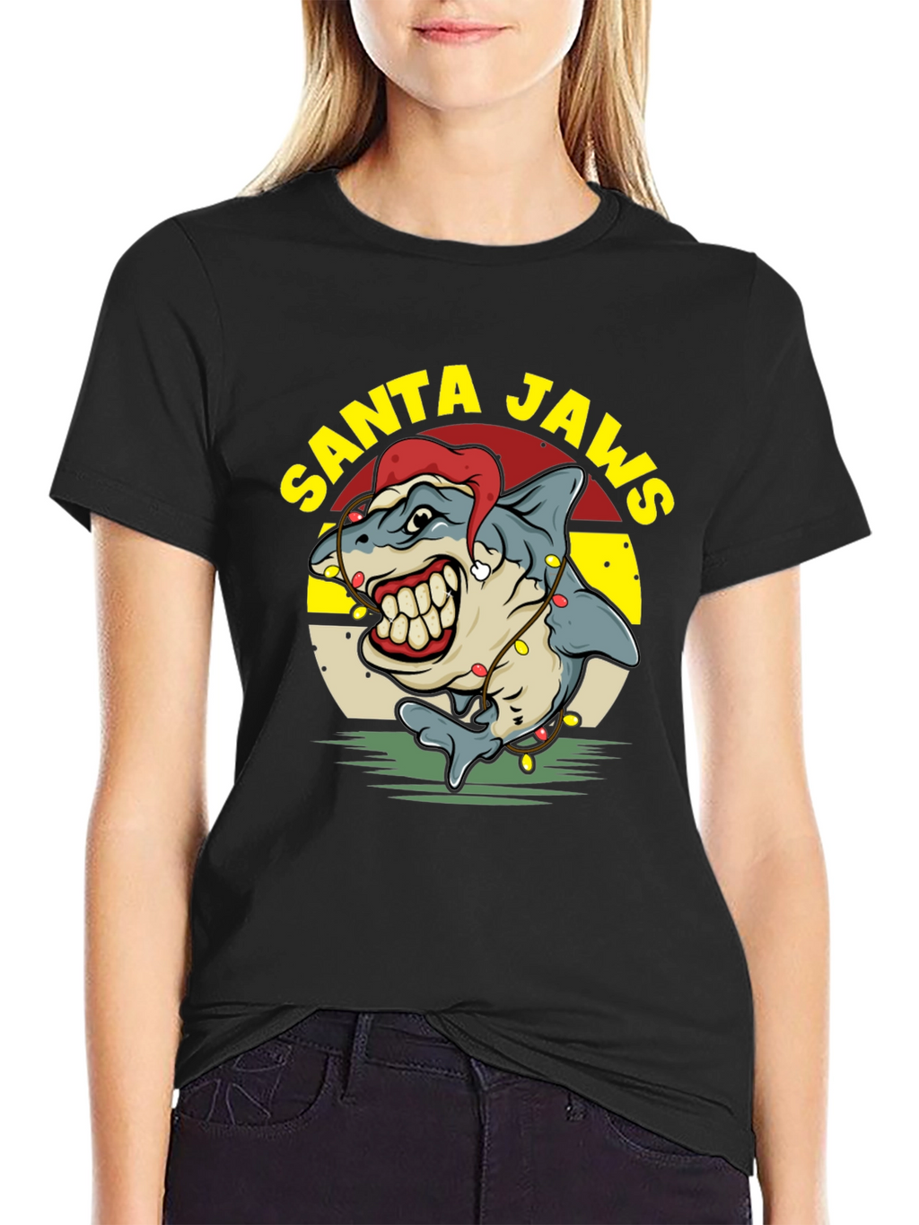 Santa Jaws Holiday T-Shirt
