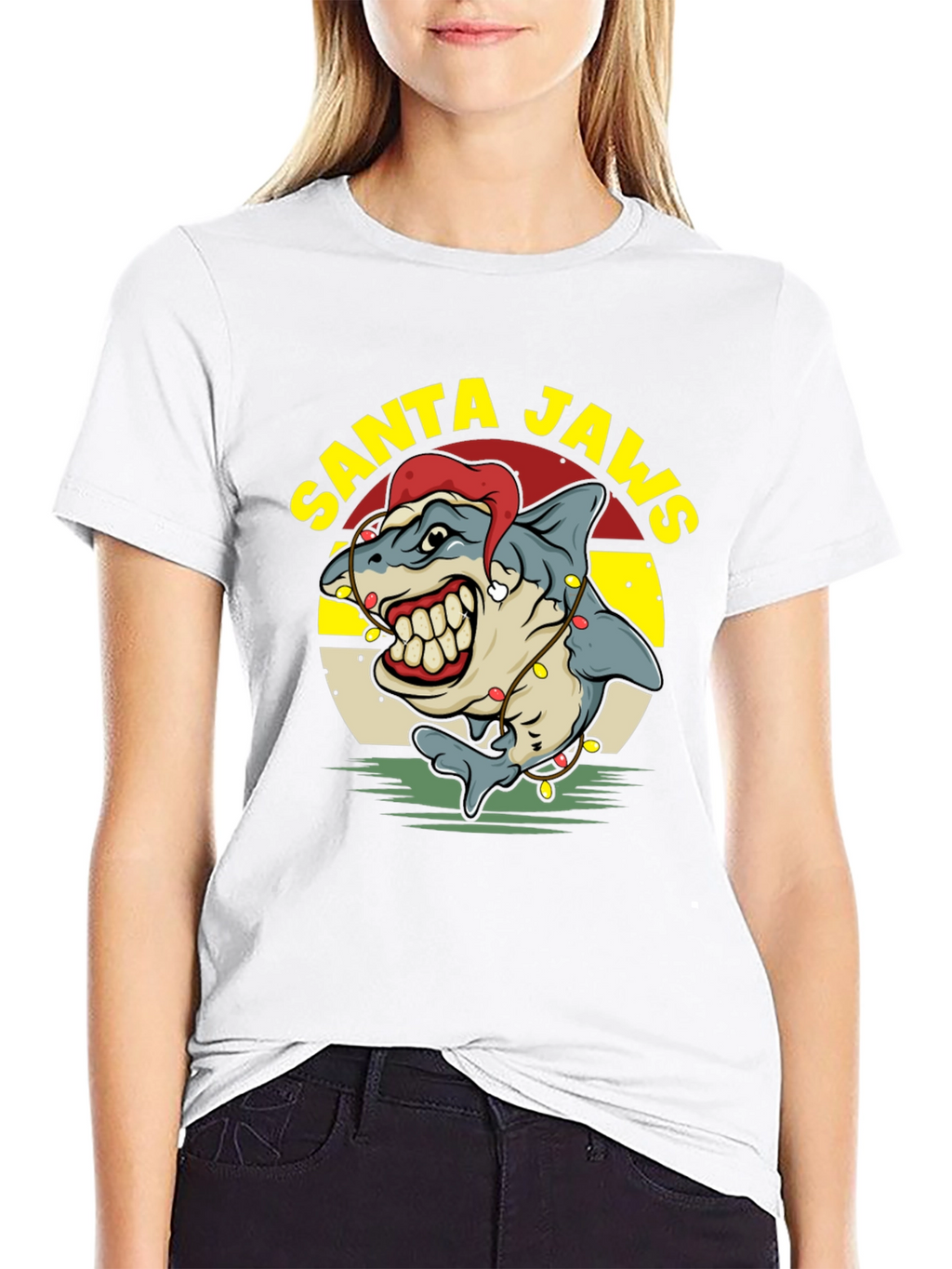 Santa Jaws Holiday T-Shirt