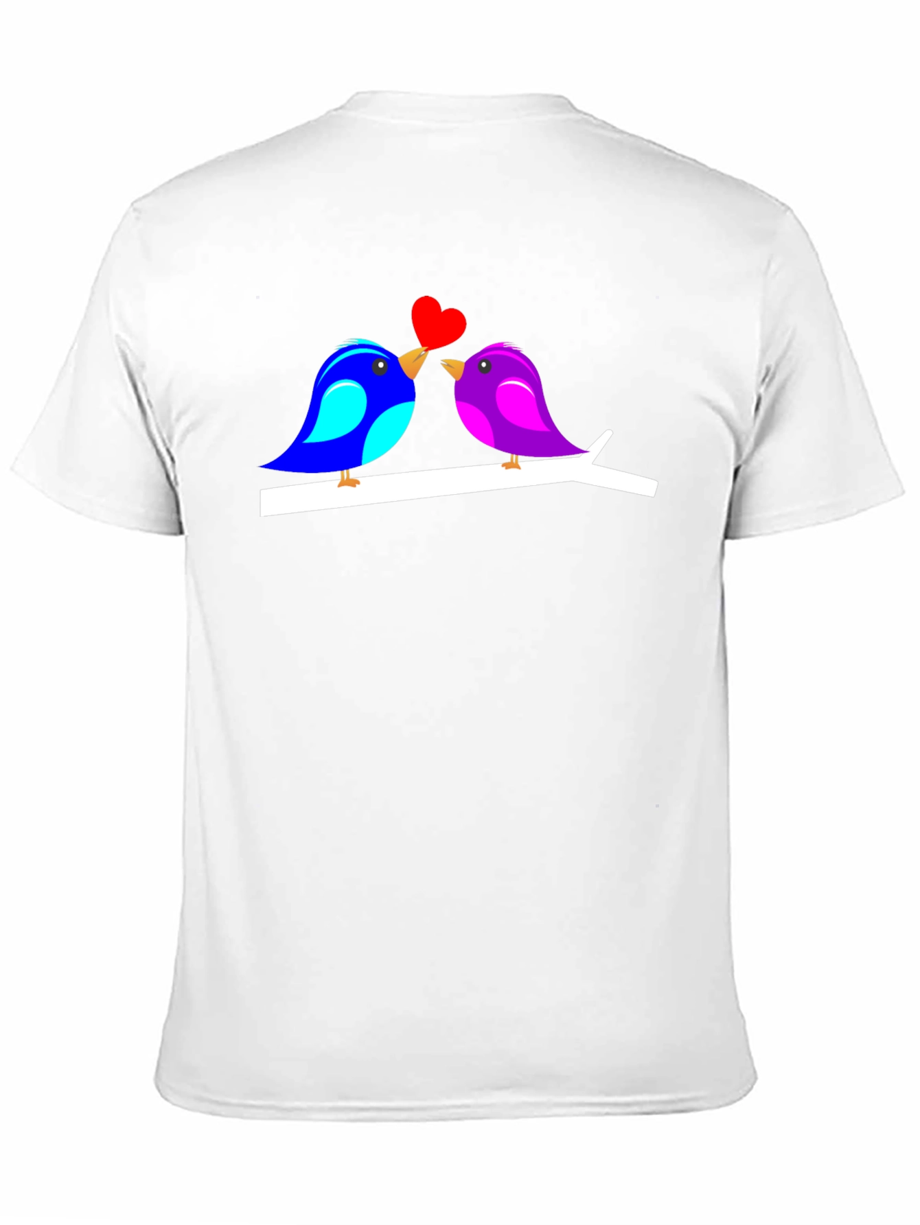 Love Birds Graphic T-Shirt Cute Couple Tee