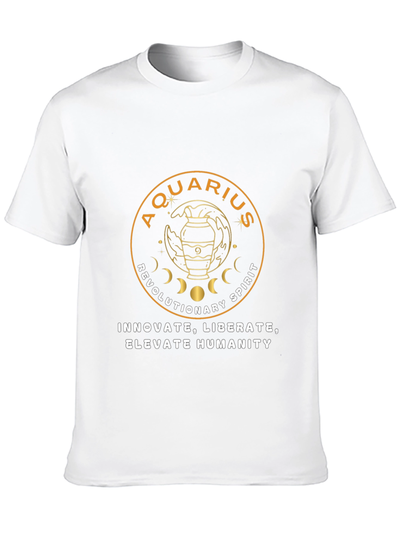 Aquarius Zodiac T-Shirt - Revolutionary Spirit Tee