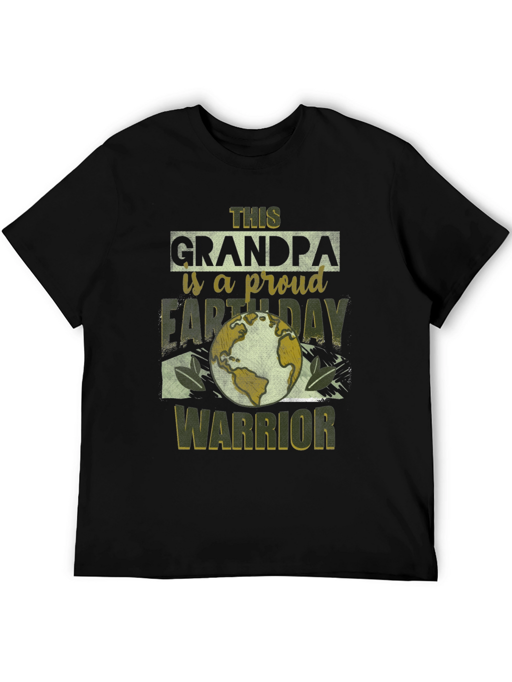 Grandpa Earth Day Warrior Graphic Tee