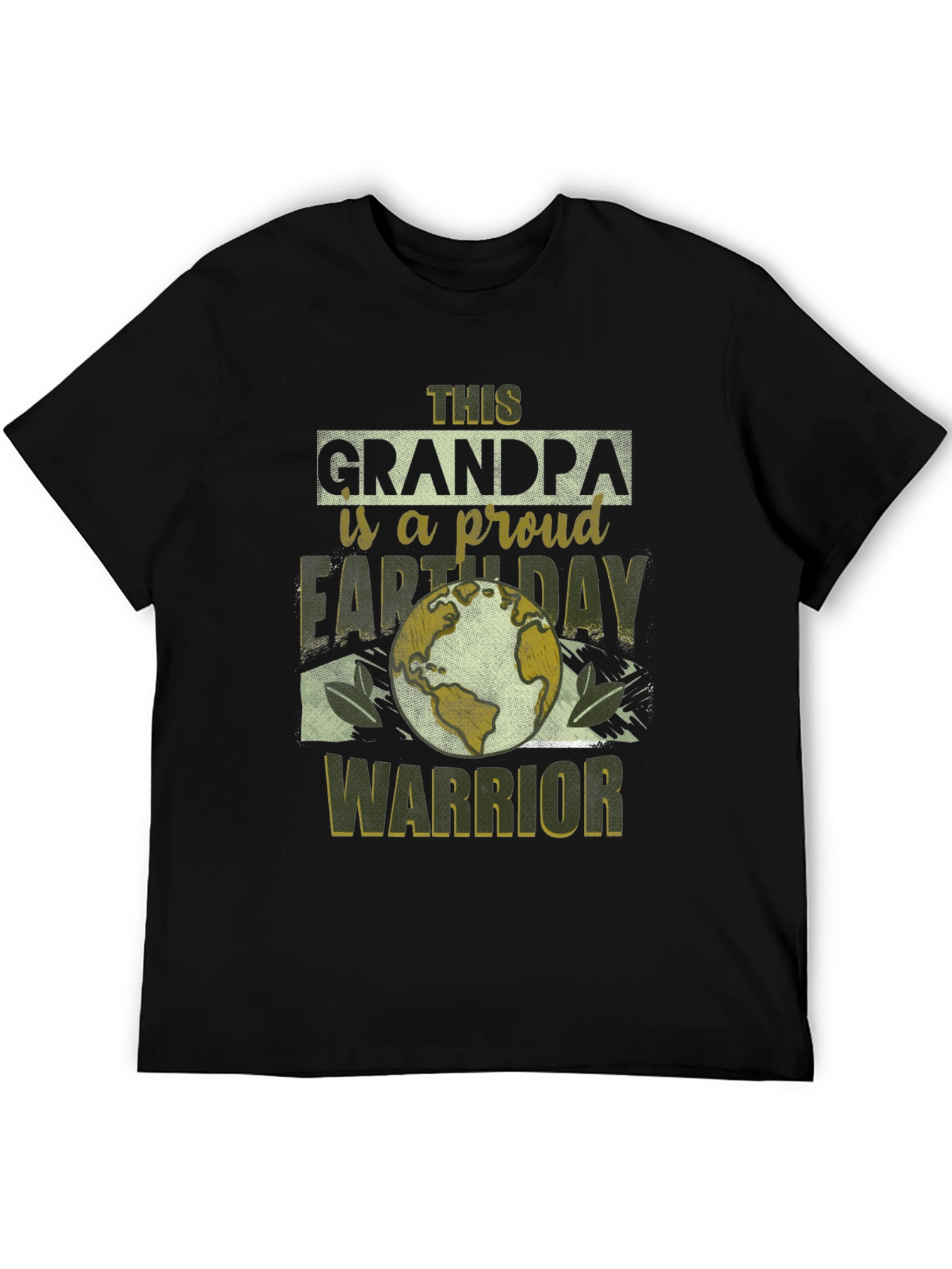 Grandpa Earth Day Warrior Graphic Tee