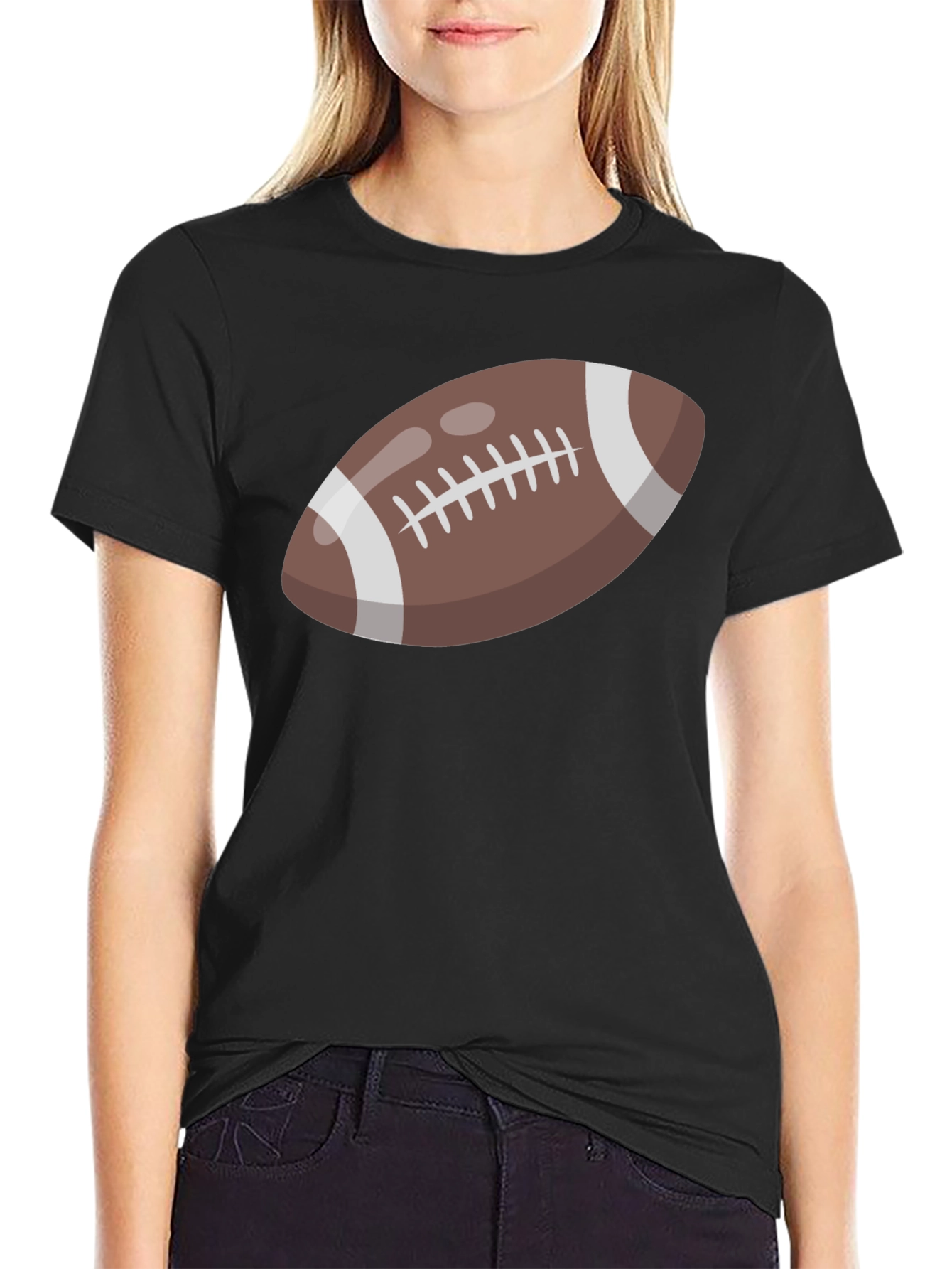 Football Graphic Tee - Casual Sport Shirt