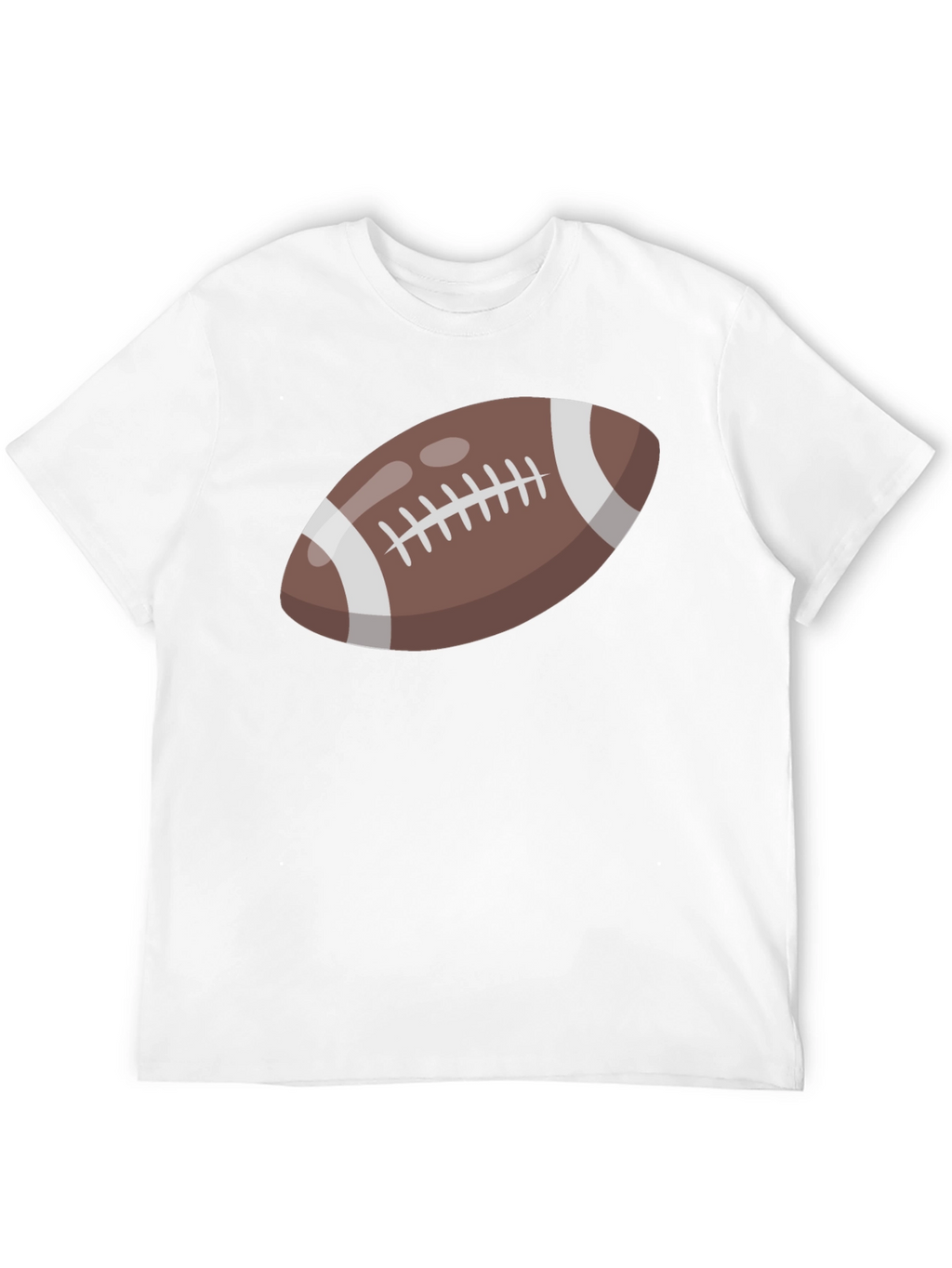 Football Graphic Tee - Casual Sport Shirt