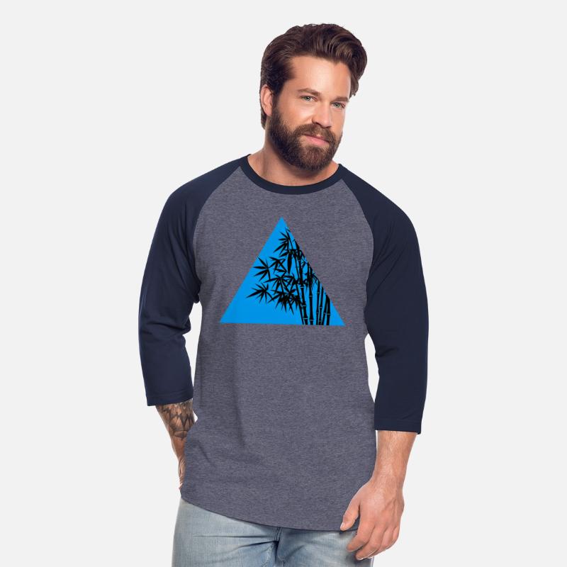 A Blue Triangle and Bamboo