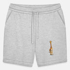 A Cartoonish Giraffe in a Playful Pose