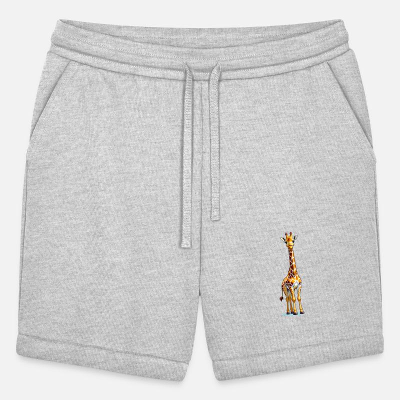 A Cartoonish Giraffe in a Playful Pose